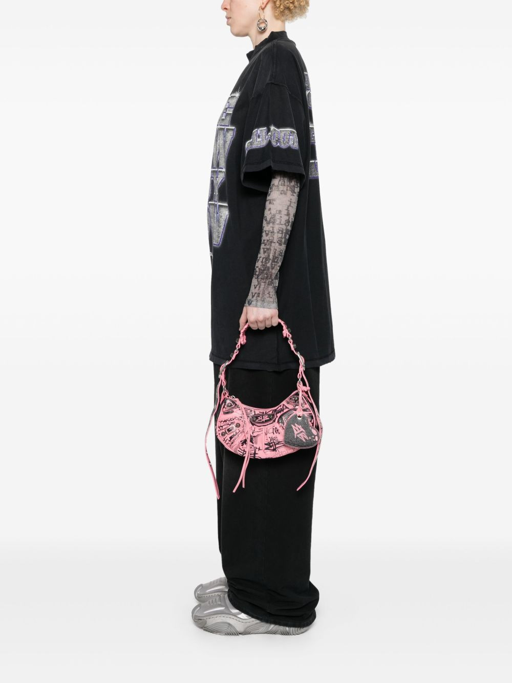Le Cagole XS Graffiti shoulder bag - 2