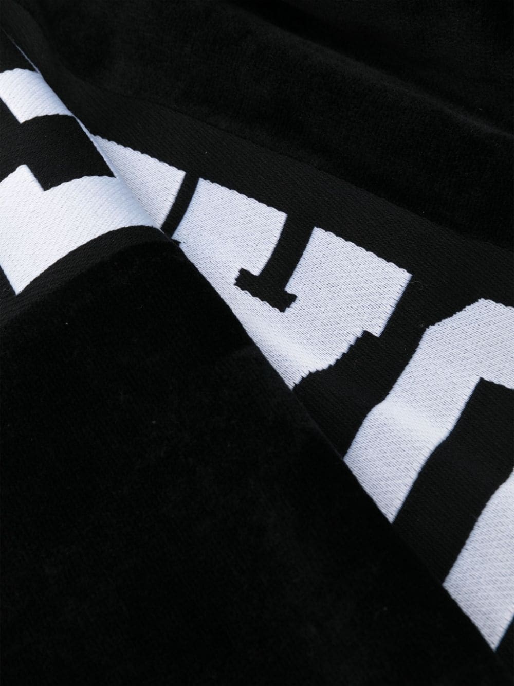 logo-jacquard beach towel - 3