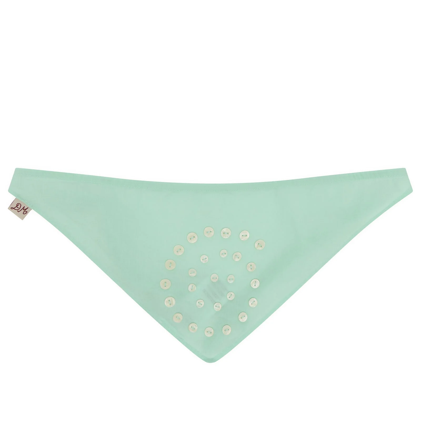 Damson Madder Swirl Button Headscarf - 1
