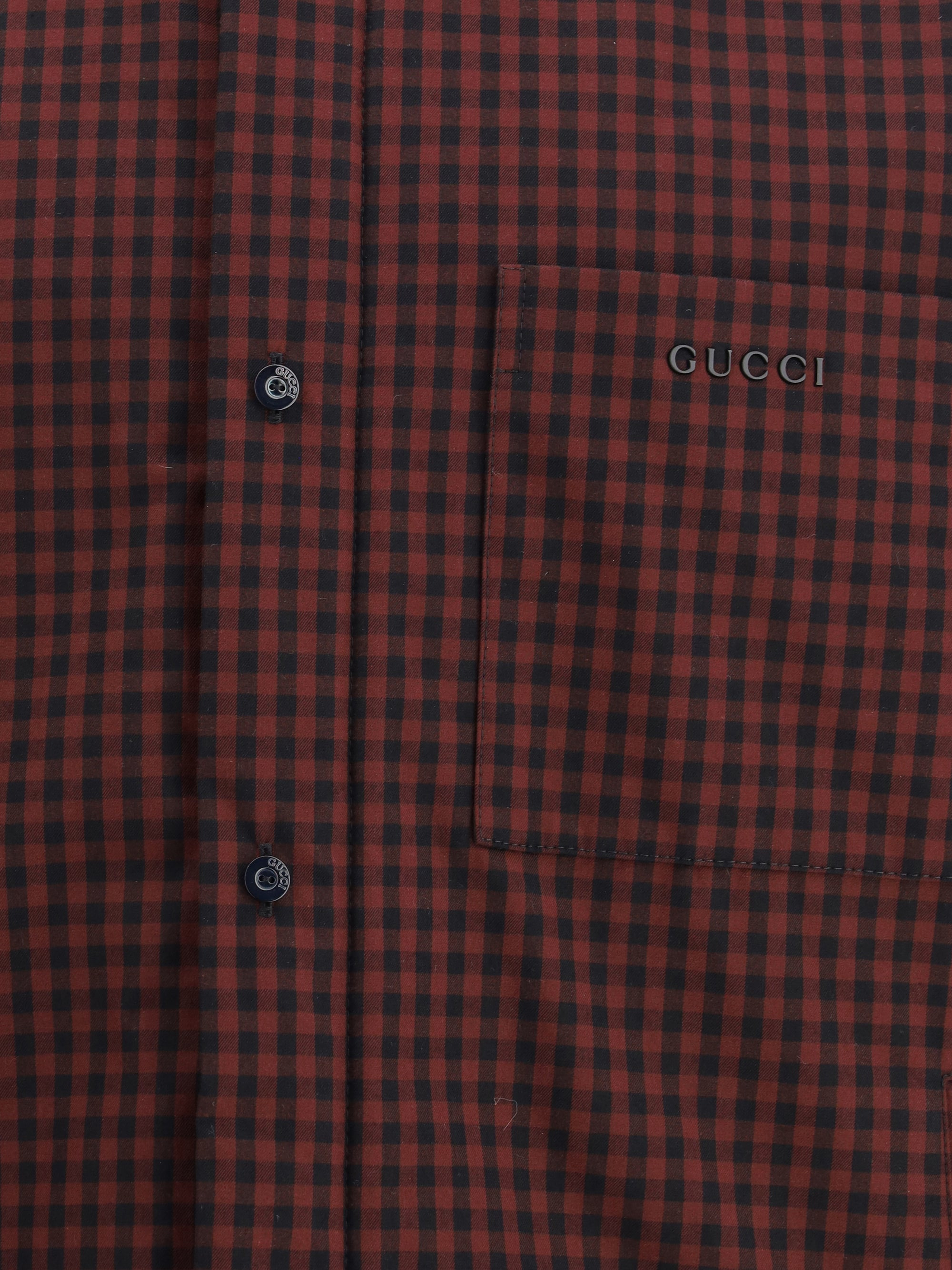 Gucci Men Checked Cotton Jacket - 3