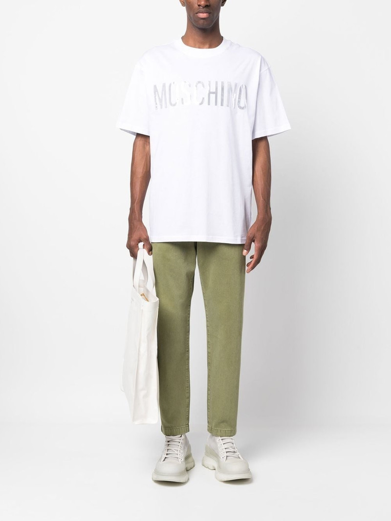 Moschino cotton logo-print t-shirt outlook