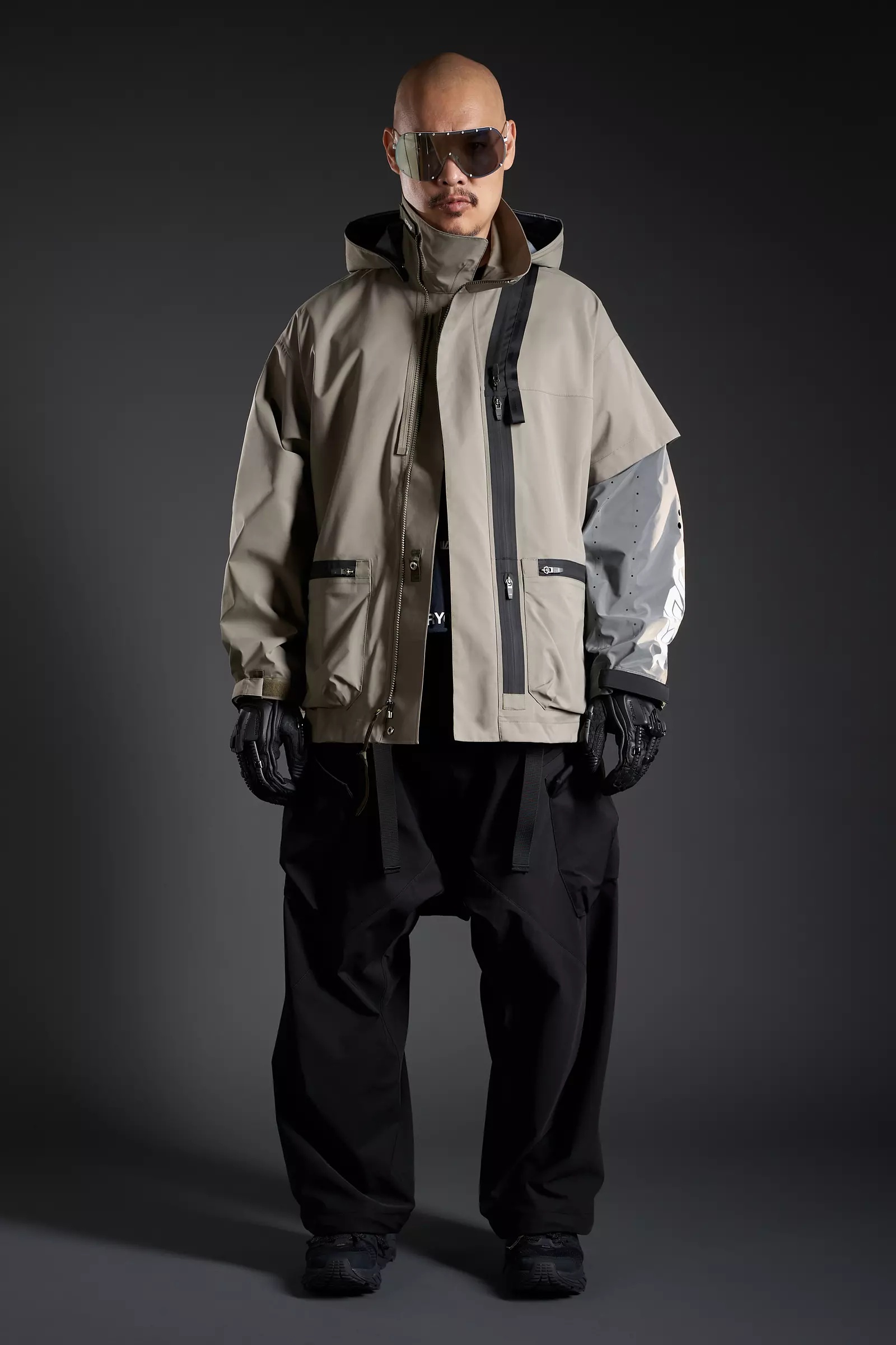 J115-GT-EX 3L Gore-Tex Pro Interops Jacket ALPHA GREEN / SILVER - 3