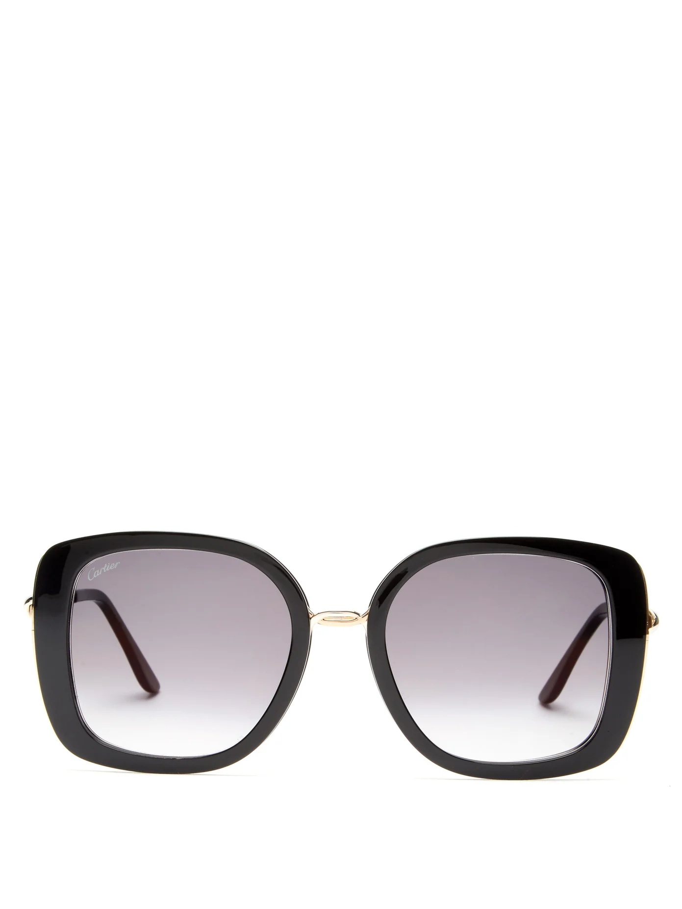 Trinity oversized square acetate sunglasses - 1