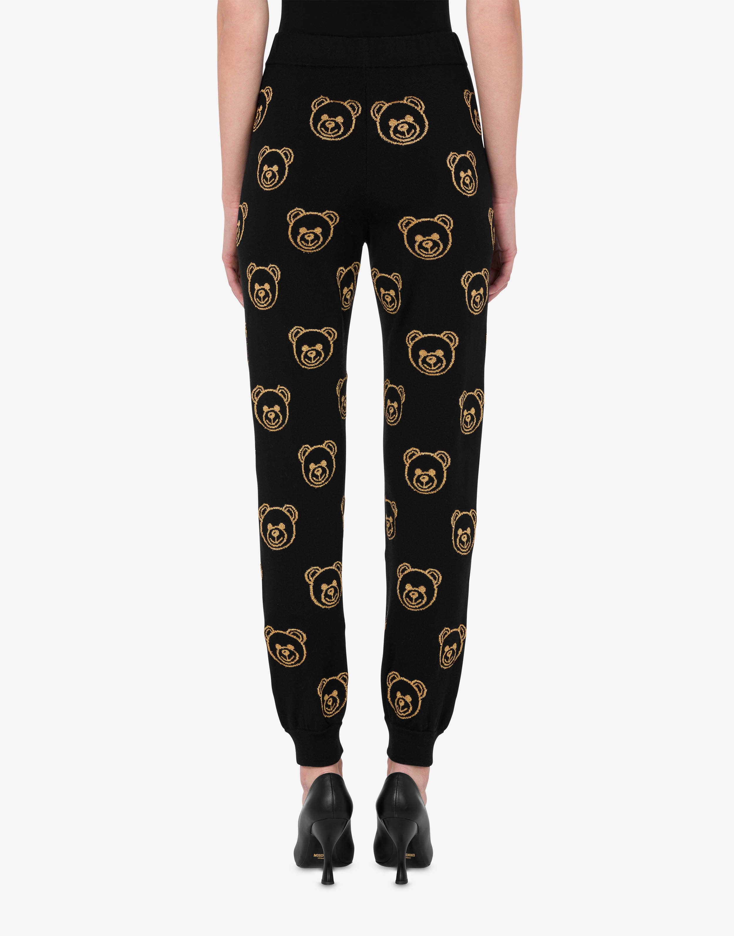TEDDY BEAR INTARSIA KNIT JOGGERS - 3