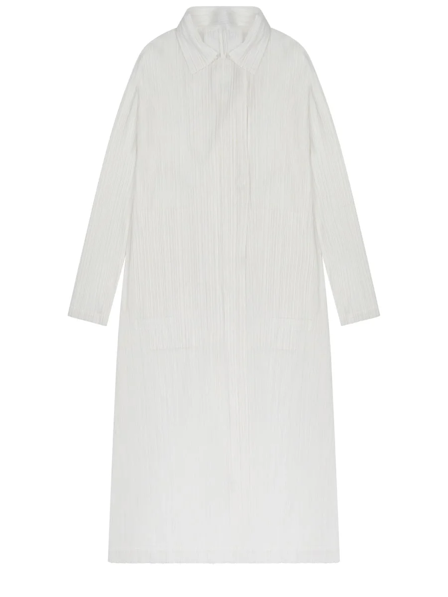 Pleats Please Issey Miyake Elegant Mini Dress for Women - 1
