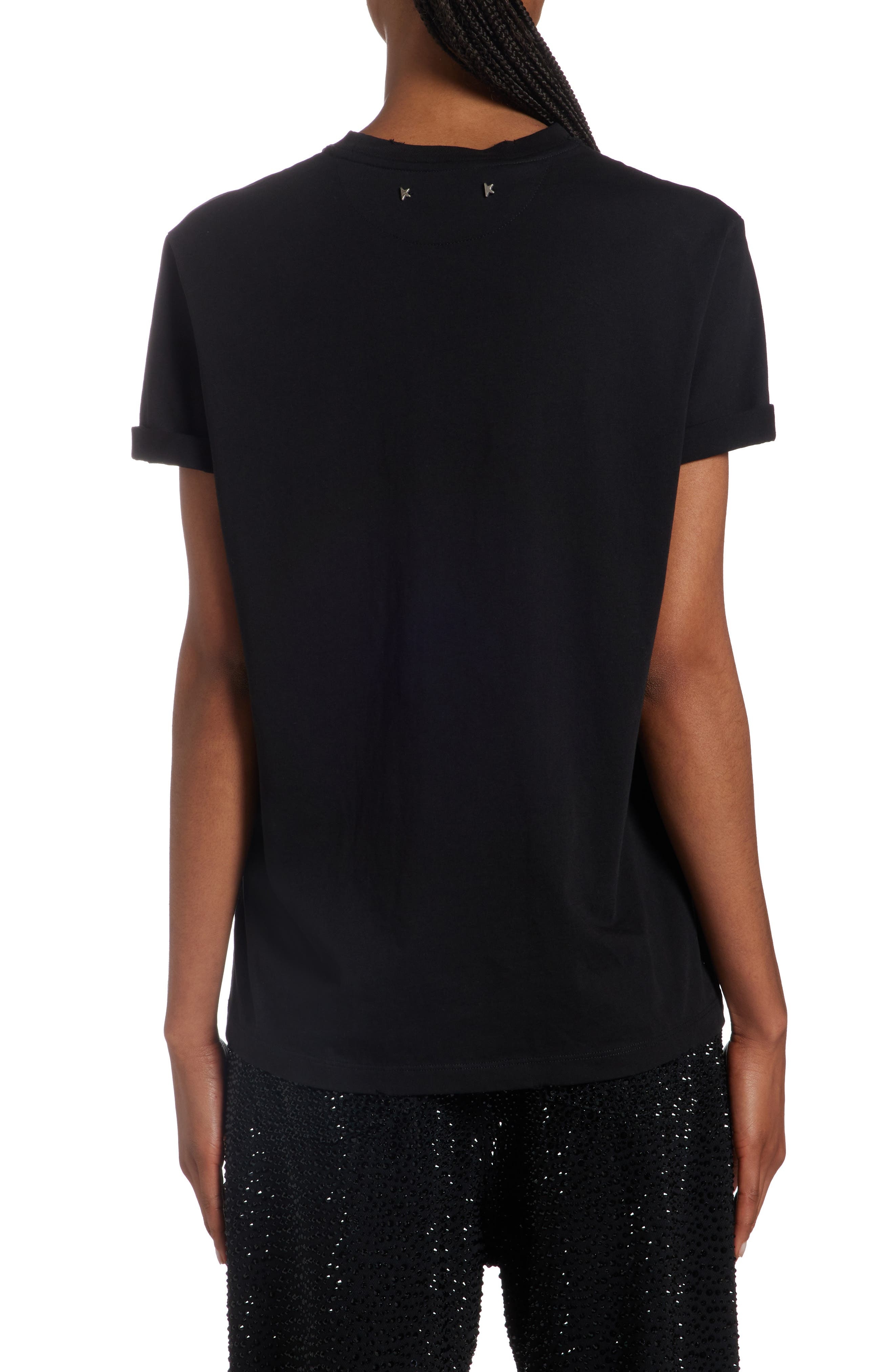 Distressed Slim Fit Cotton Jersey T-Shirt - 3