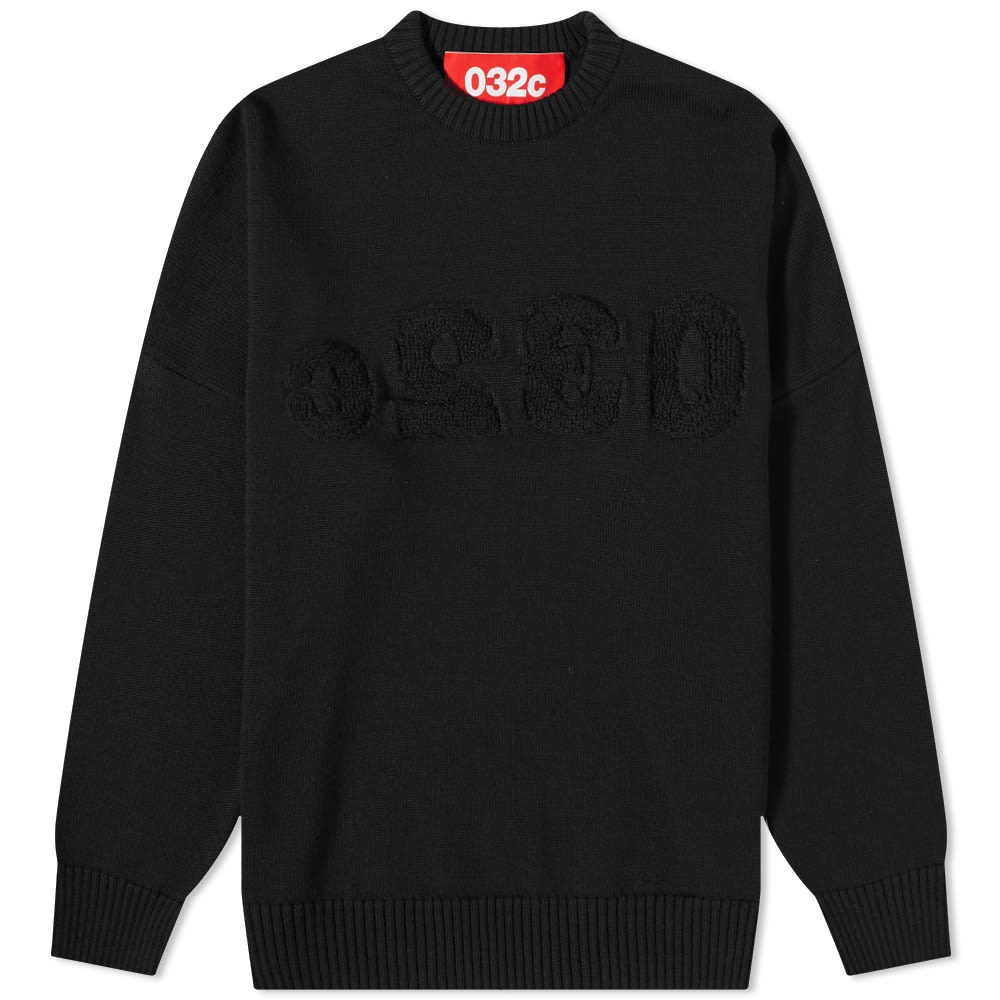 032c Tonal Logo Crew Knit - 1