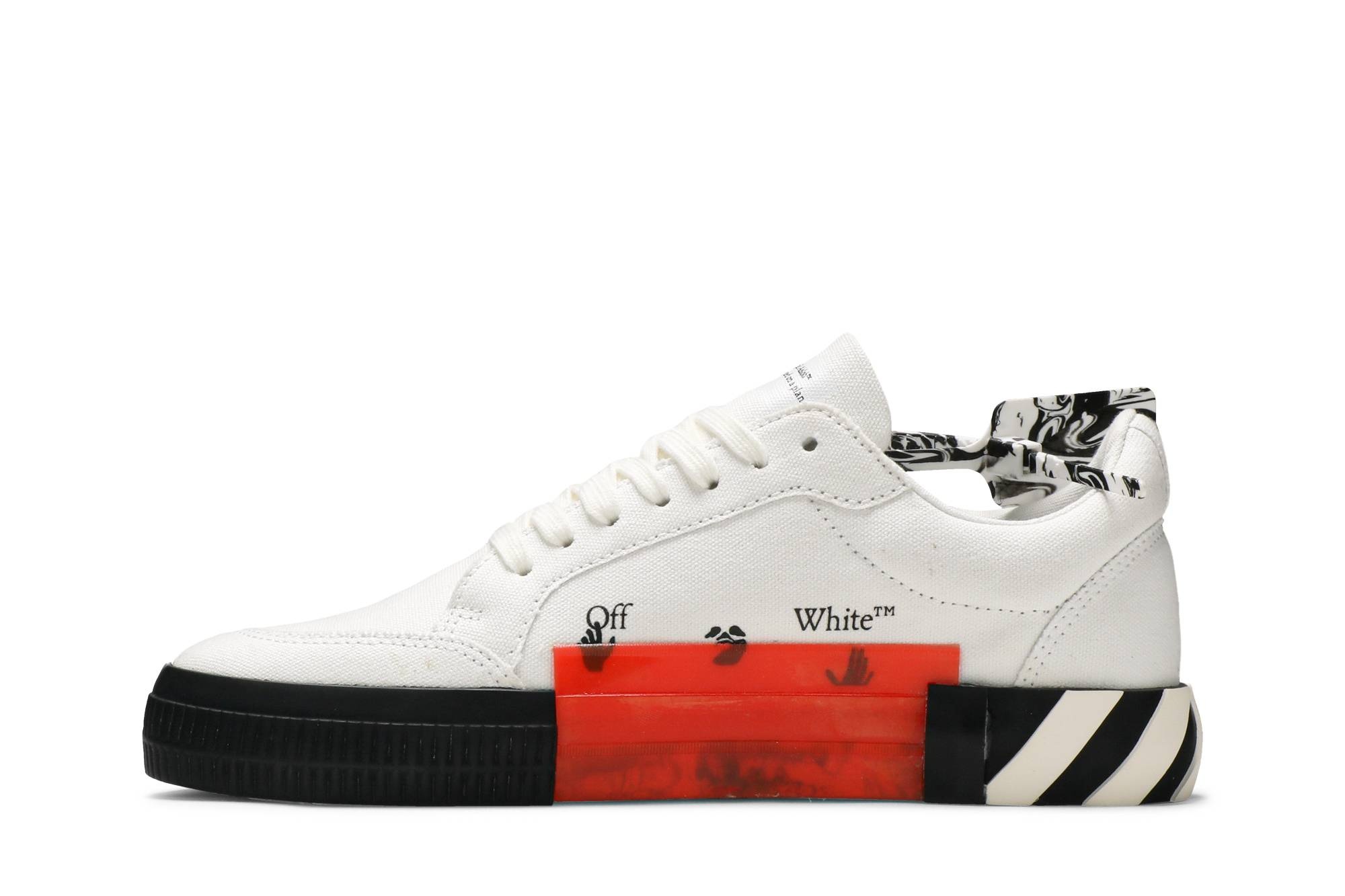 Off-White Vulc Sneaker Low 'White Purple' - 3