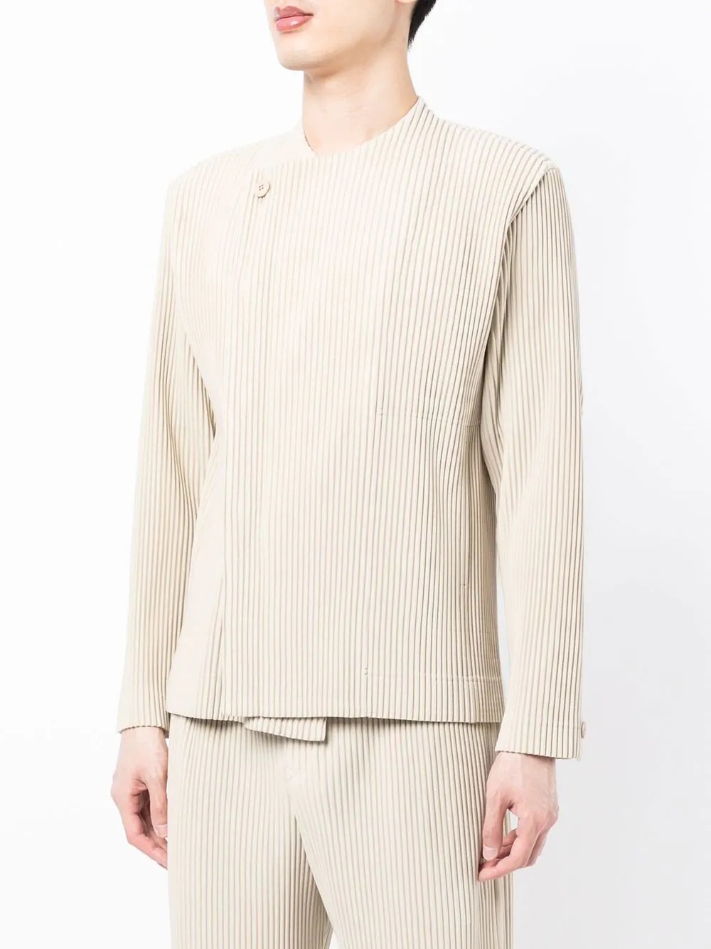 pleated wrap jacket - 3