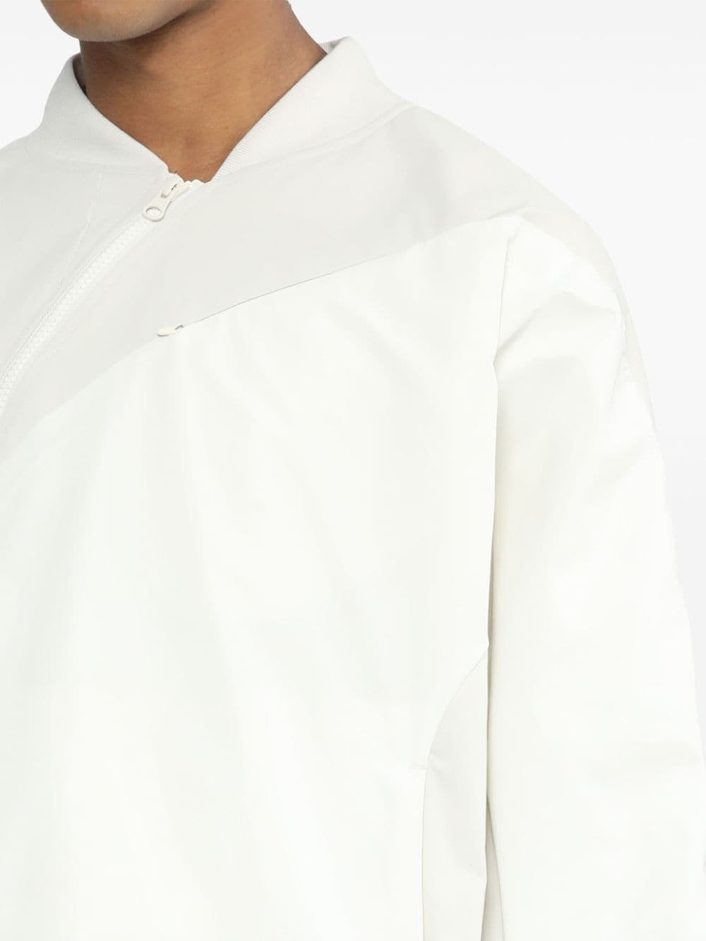 asymmetric-zip bomber jacket - 5