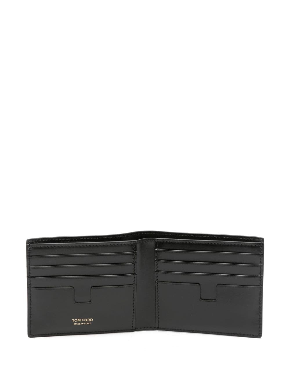 croc-effect glossy wallet - 3