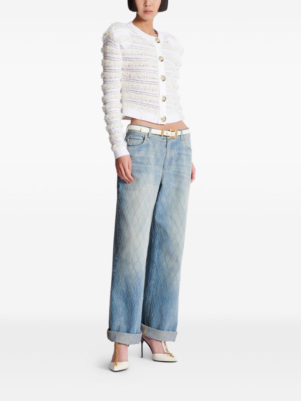 Balmain tweed cardigan - 5