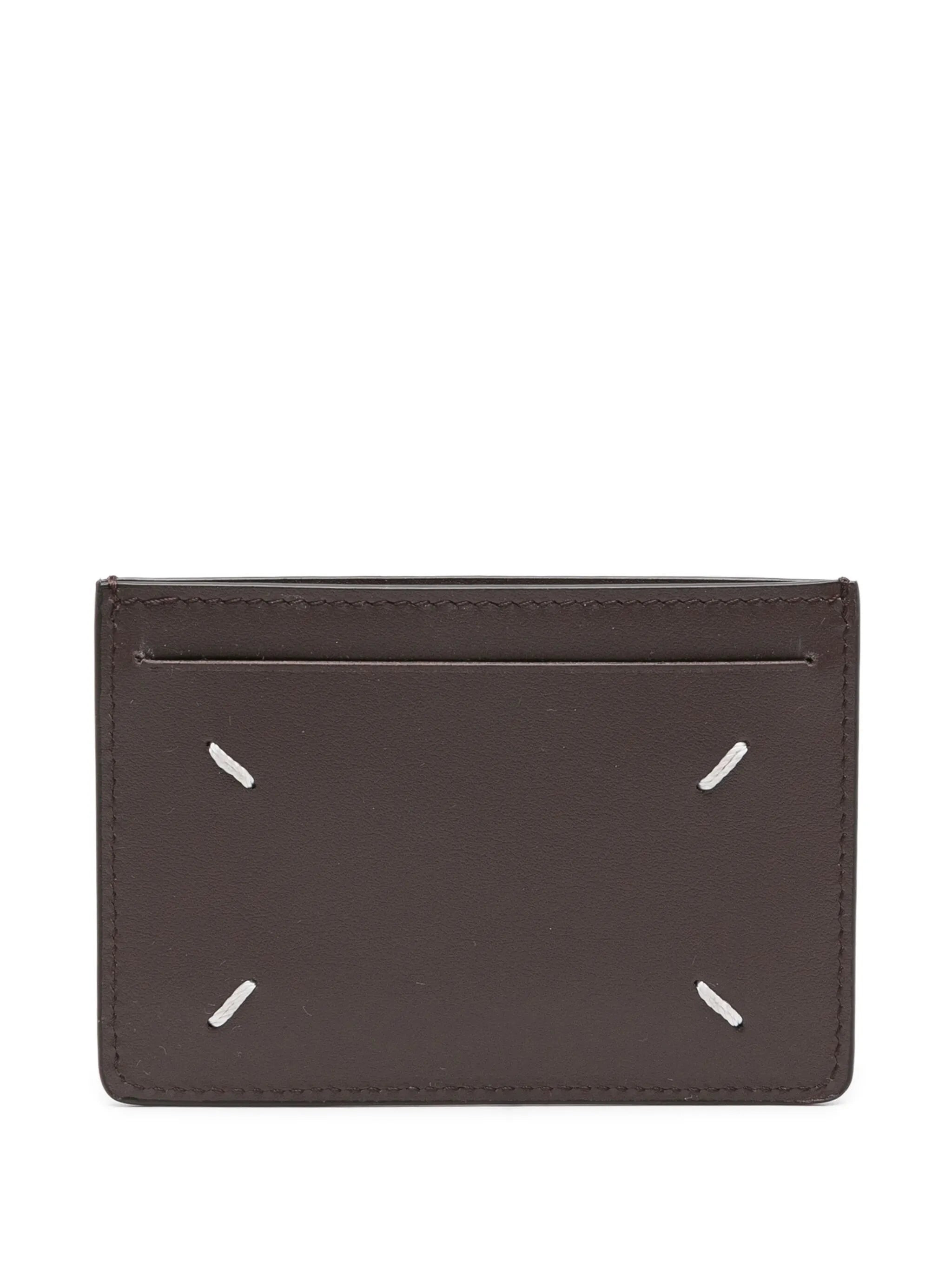 Maison Margiela Stitch-detail Cardholder - 3