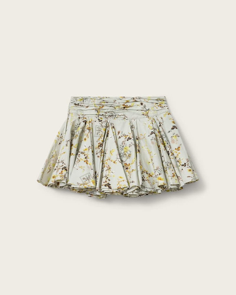 TULIP FLORAL VOUMINOIS MINI SKIRT 1