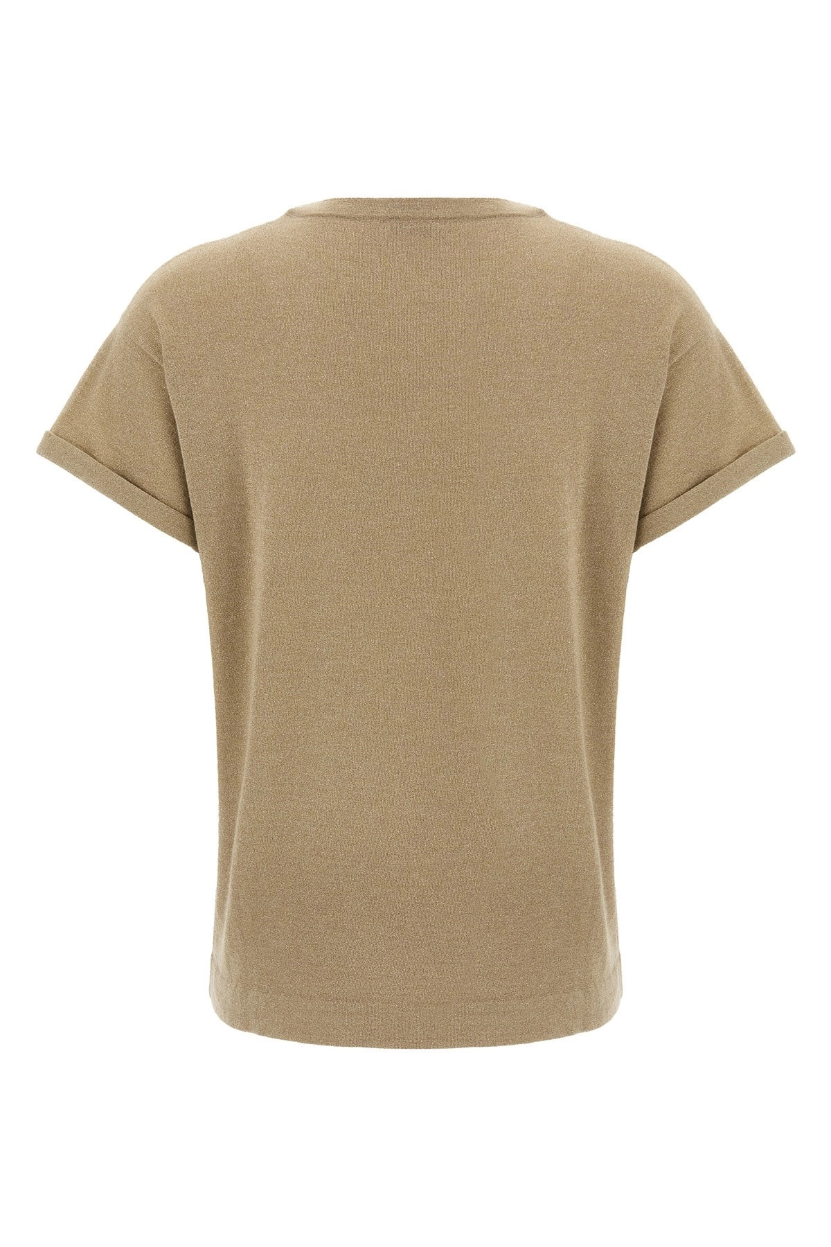 Lamé cashmere t-shirt - 2
