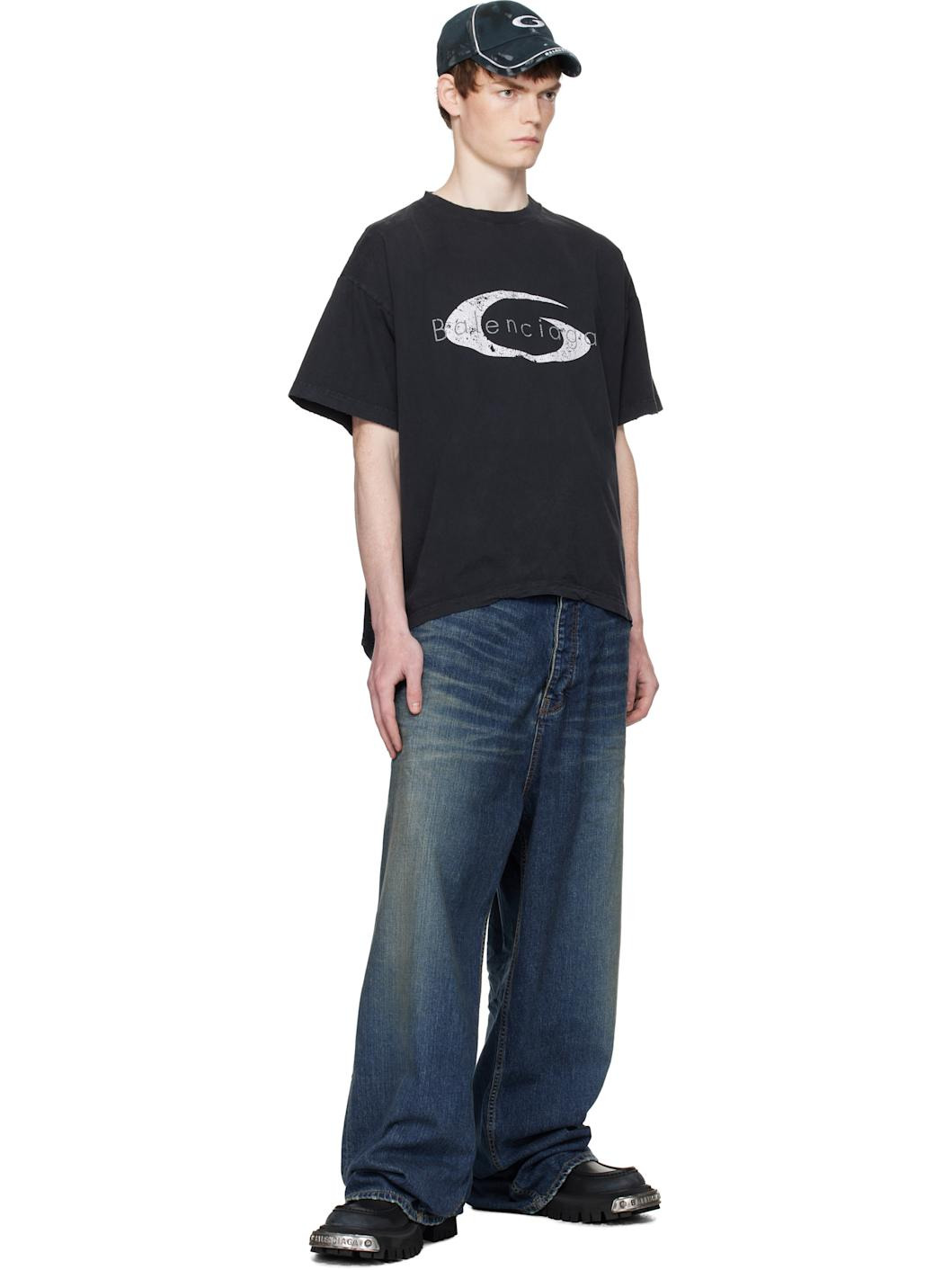 Black Boxy T-shirt - 4