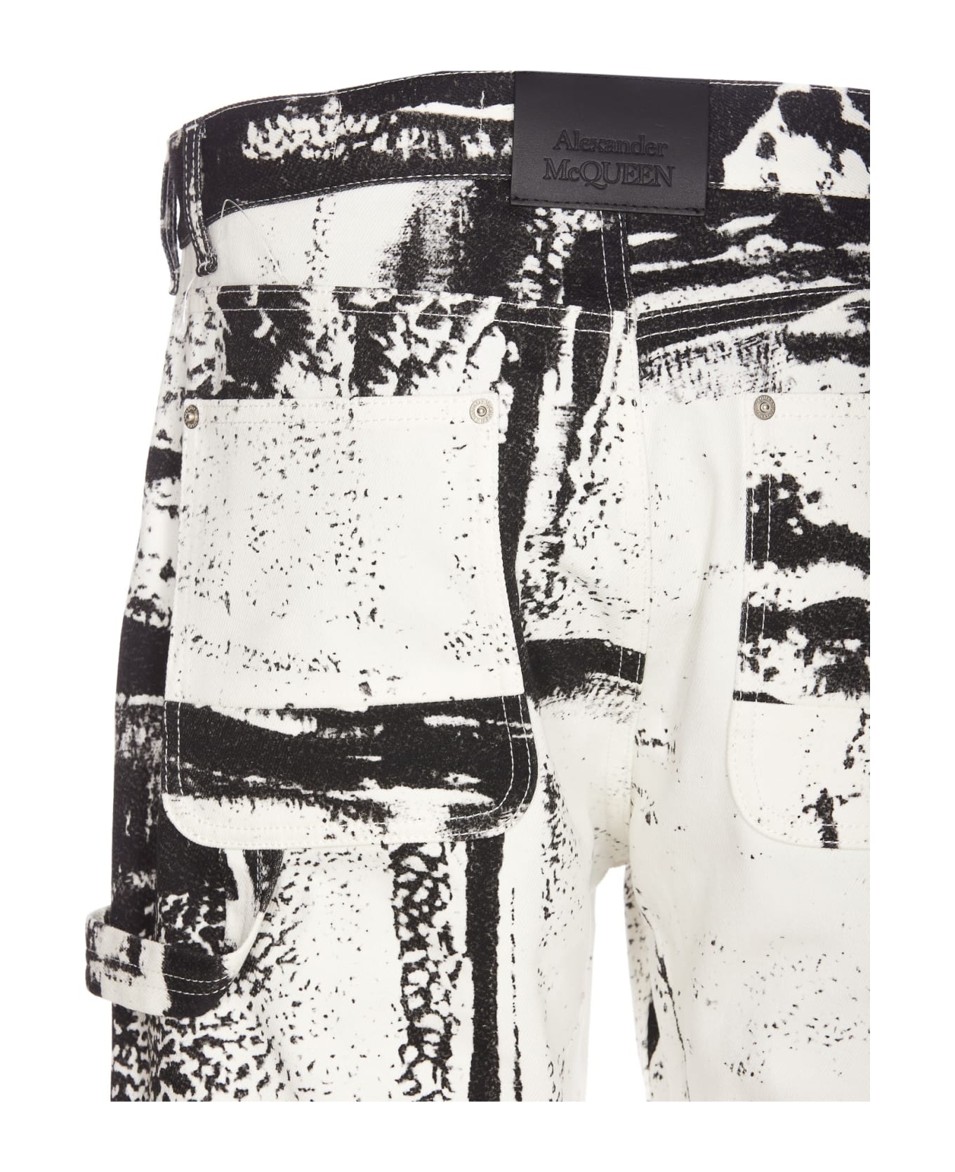 Fold Print Jeans - 3