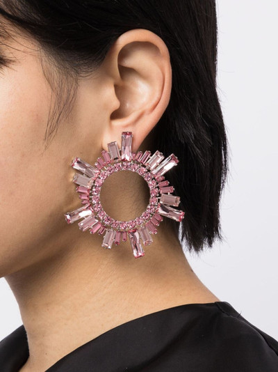 Amina Muaddi Begum crystal-embellished earrings outlook