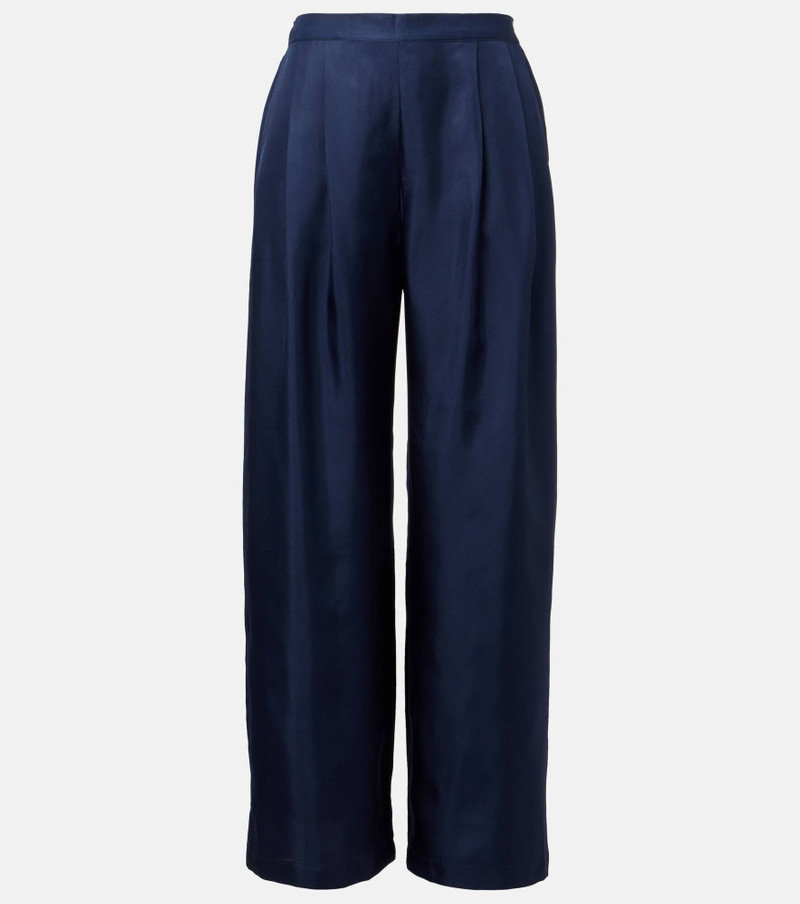 Isola silk wide-leg pants 1