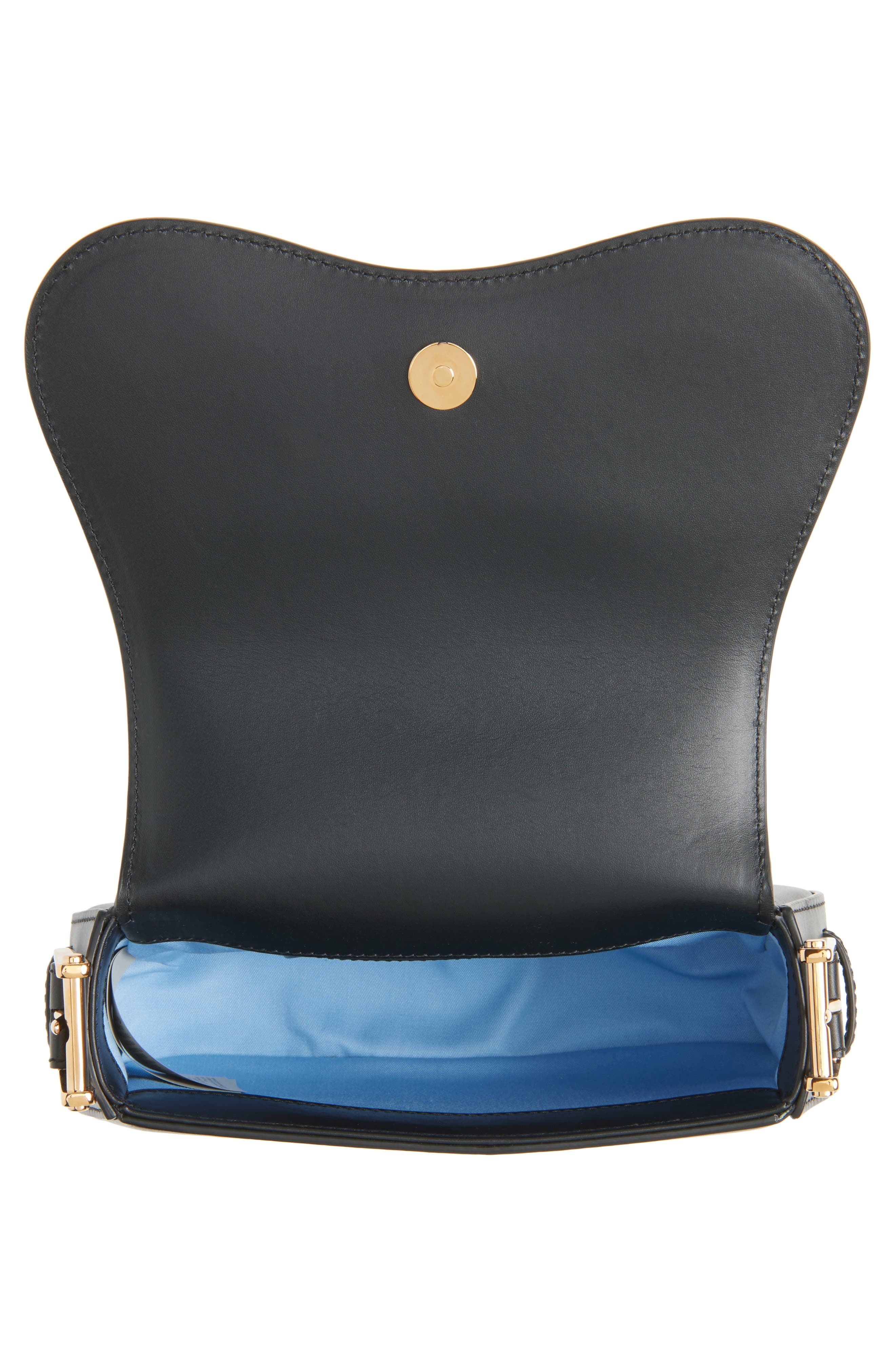 Versace Medusa Leather Shoulder Bag in Black-Versace Gold at Nordstrom - 4
