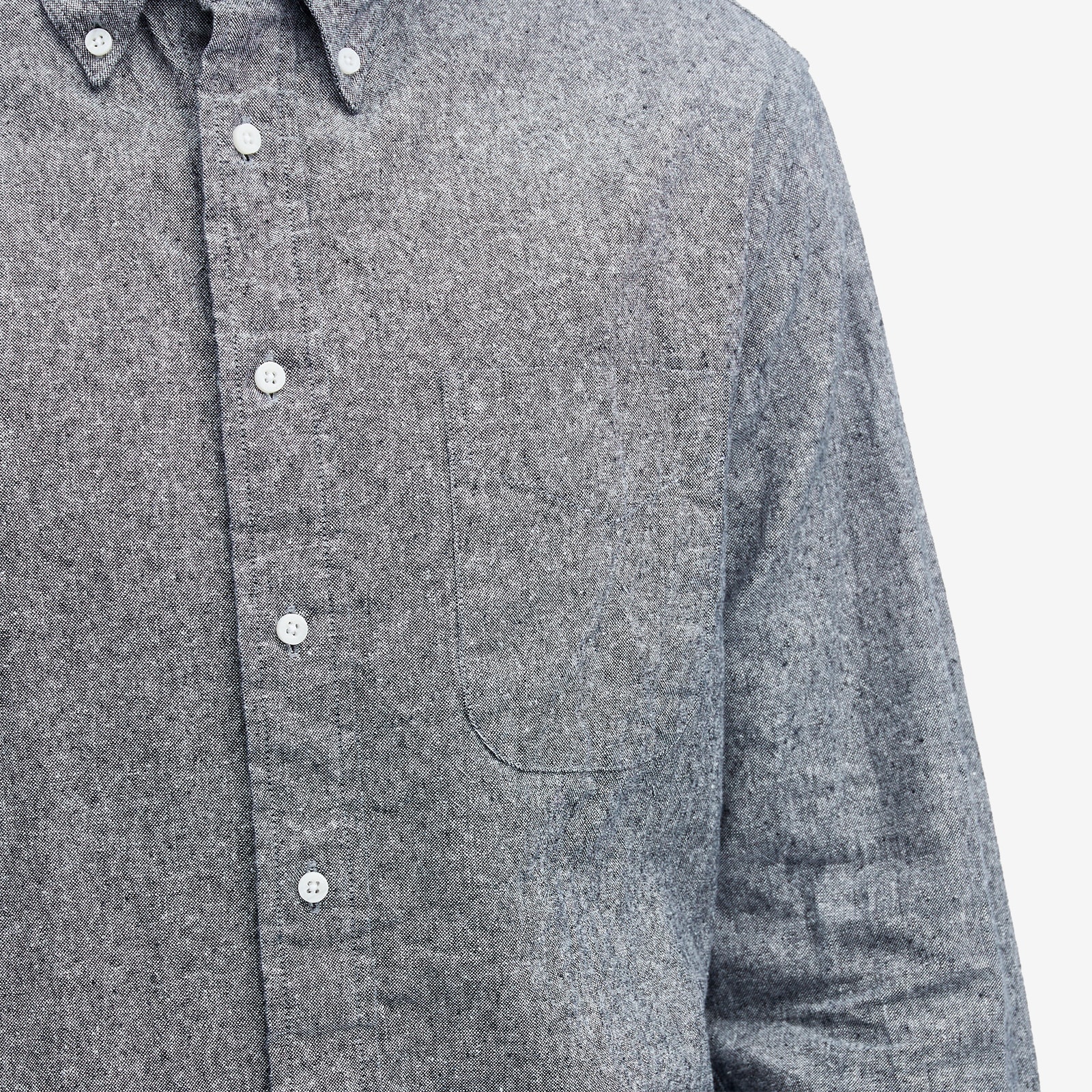 Gitman Vintage Button Down Cotton Linen Shirt - 5