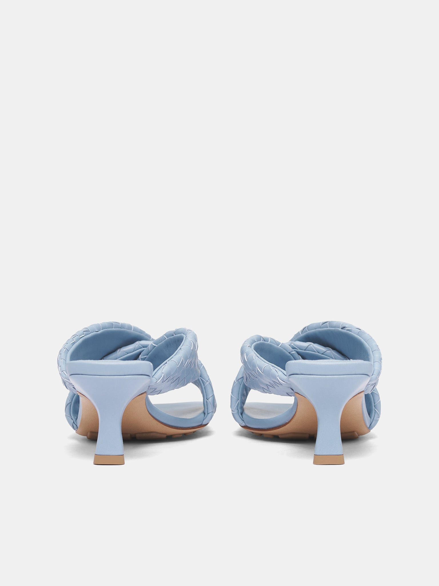 Blue Intrecciato Riva Mule Sandals - 4