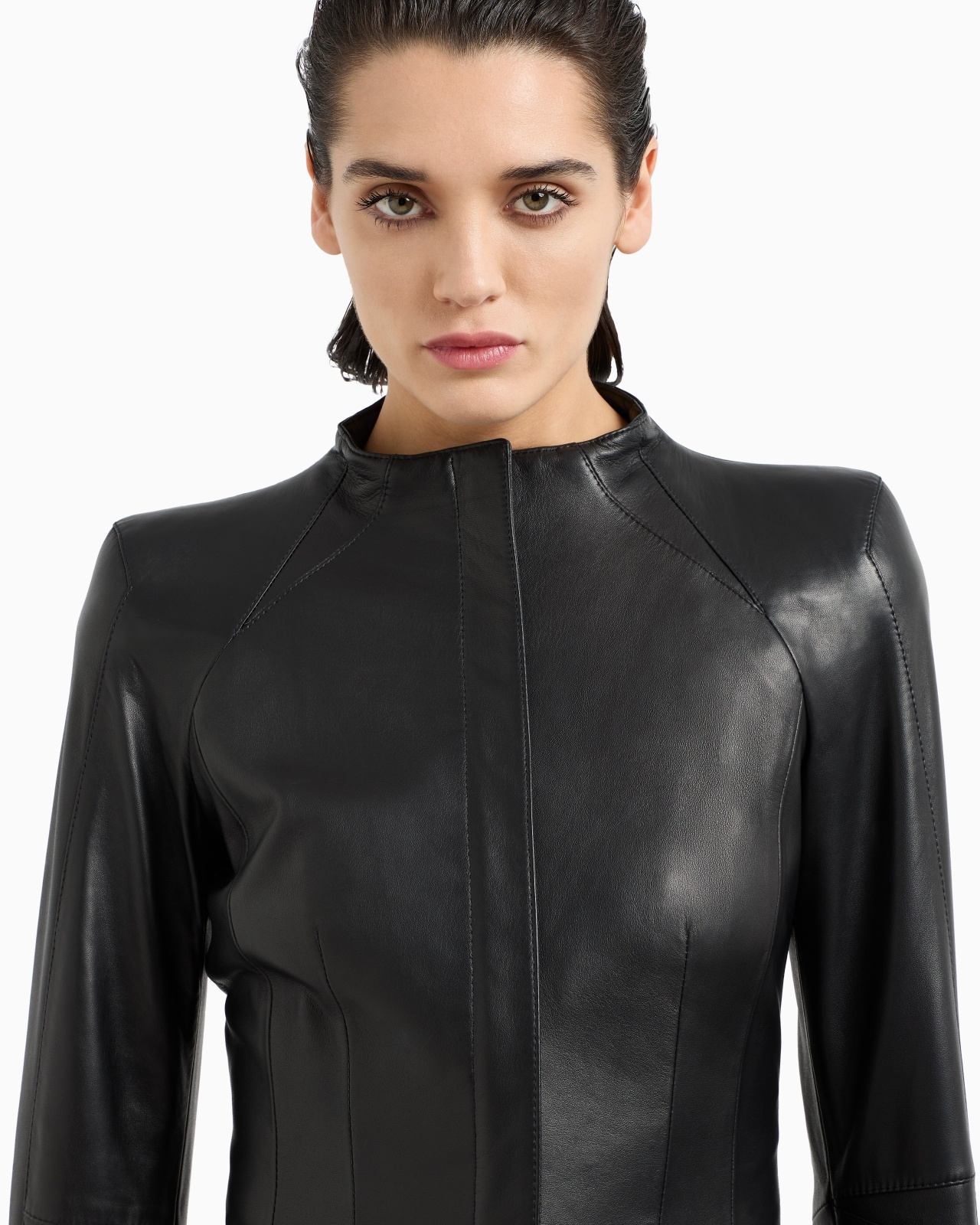 NAPPA-LEATHER JACKET WITH ZIP - 5