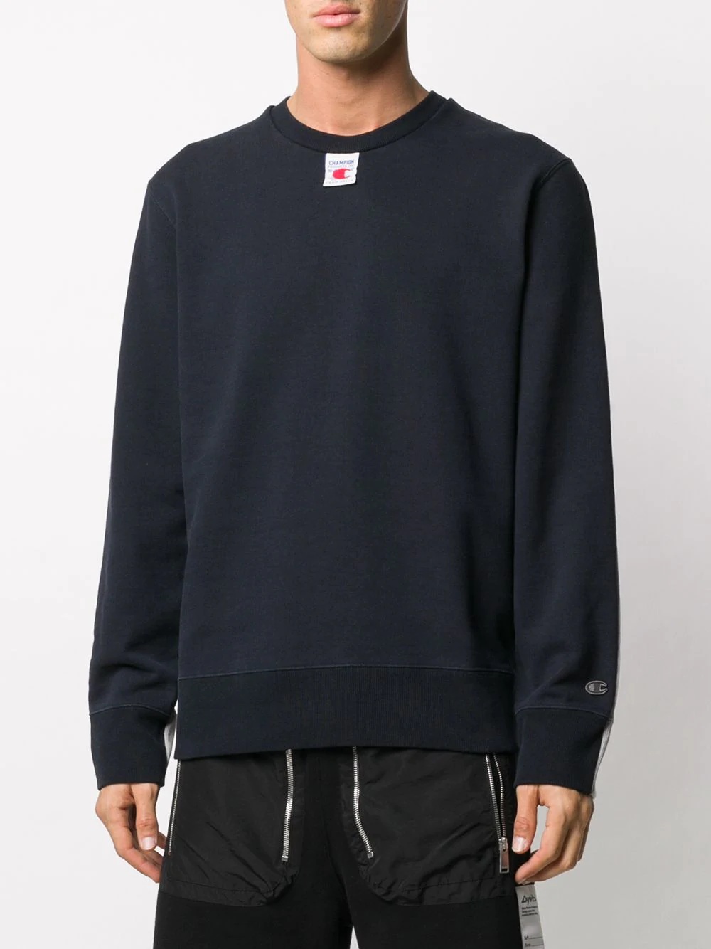 logo patch sweatshirt - 3