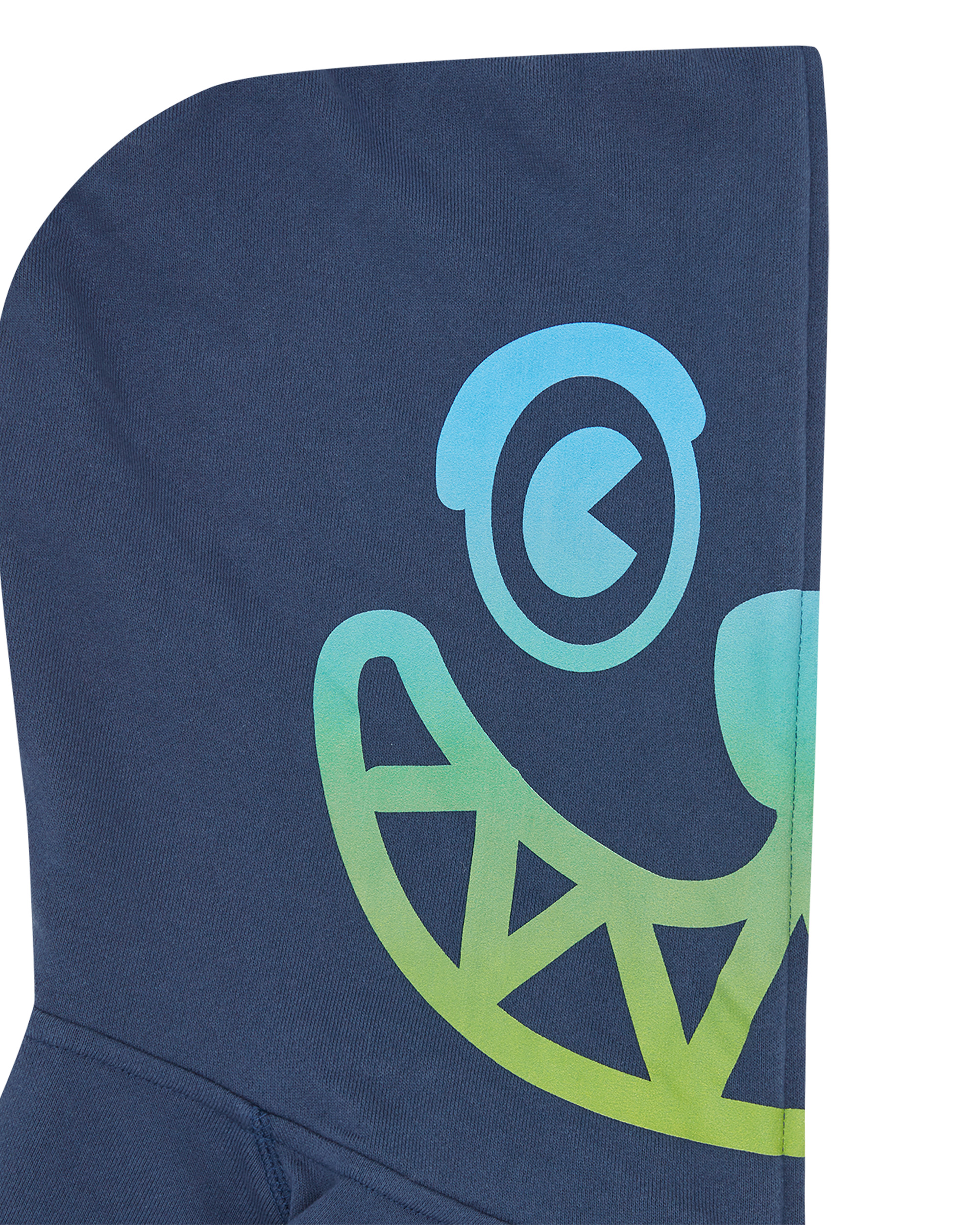 GRADIENT SMILEY ZIP THROUGH HOOD - 7