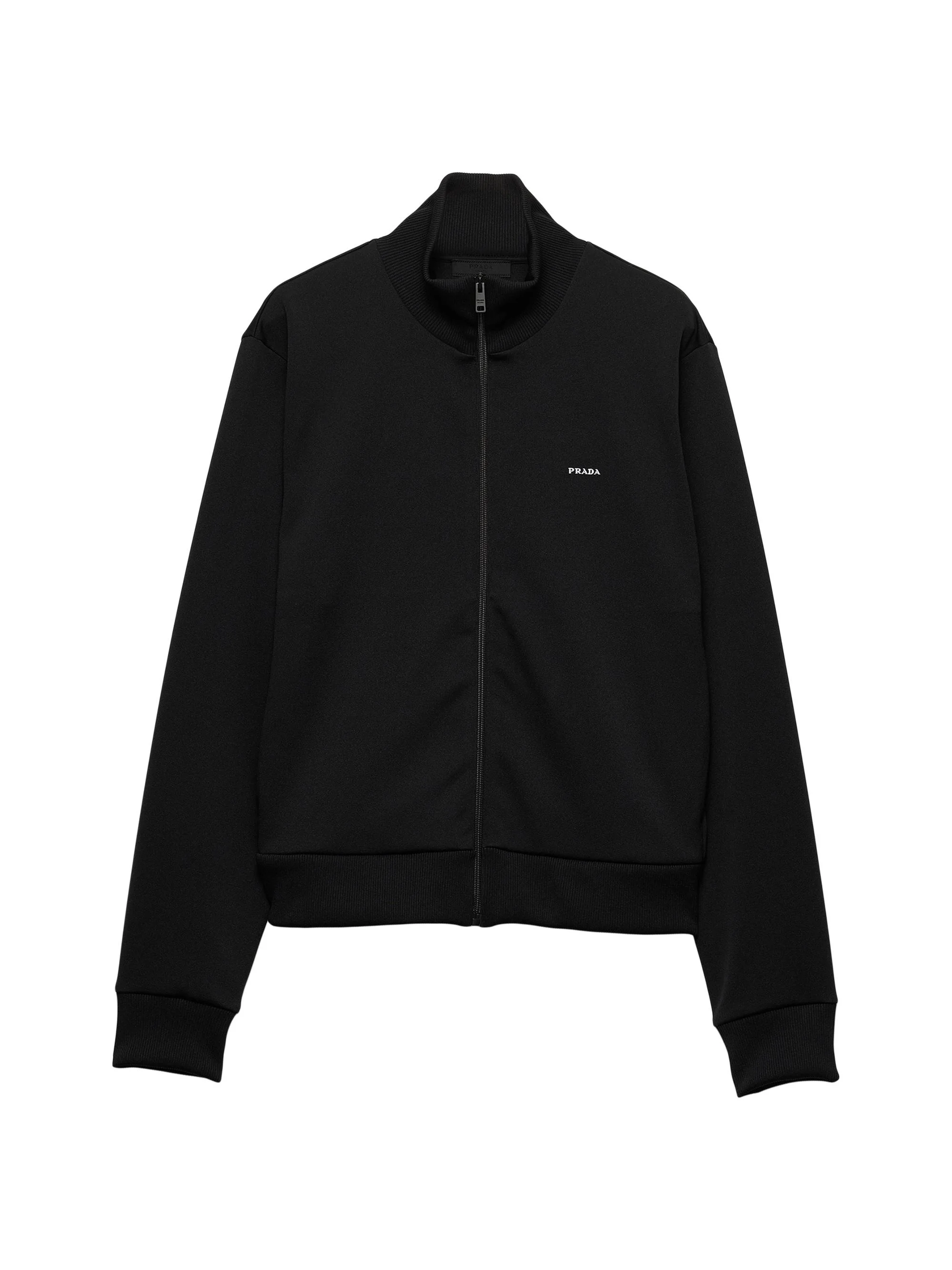 Men's Technical Jersey Blouson Jacket - Black - 1