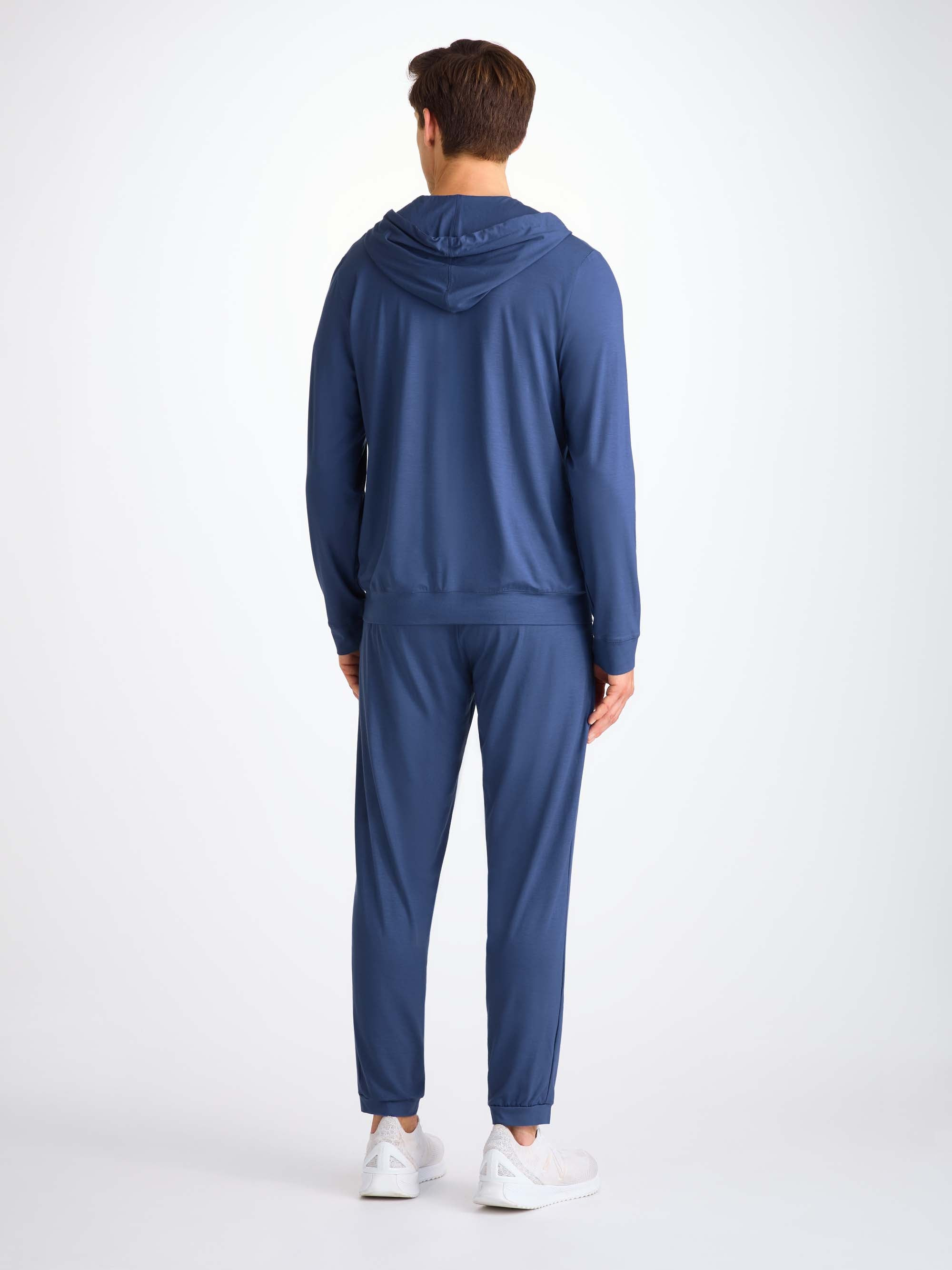 Men's Hoodie Basel Micro Modal Stretch Sapphire - 4