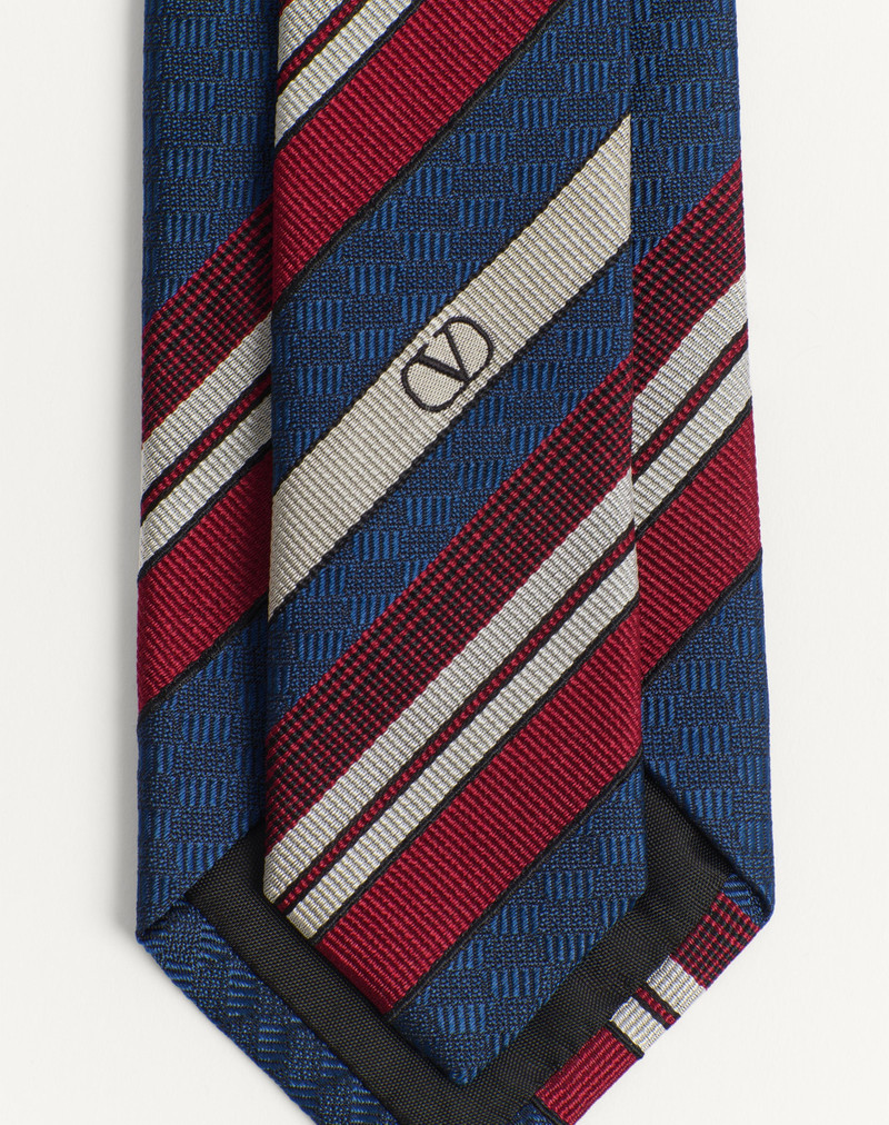 Valentino VALENTIE STRIPED SILK TIE outlook