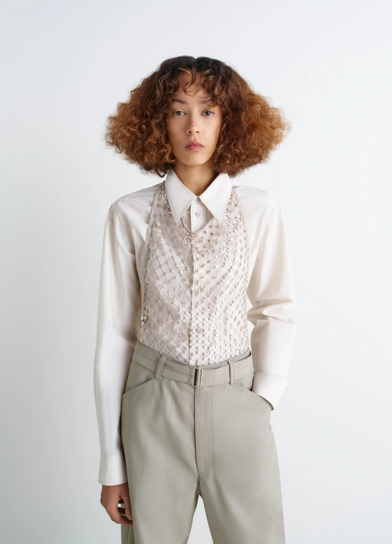Lemaire FISHNET HALTER TOP outlook