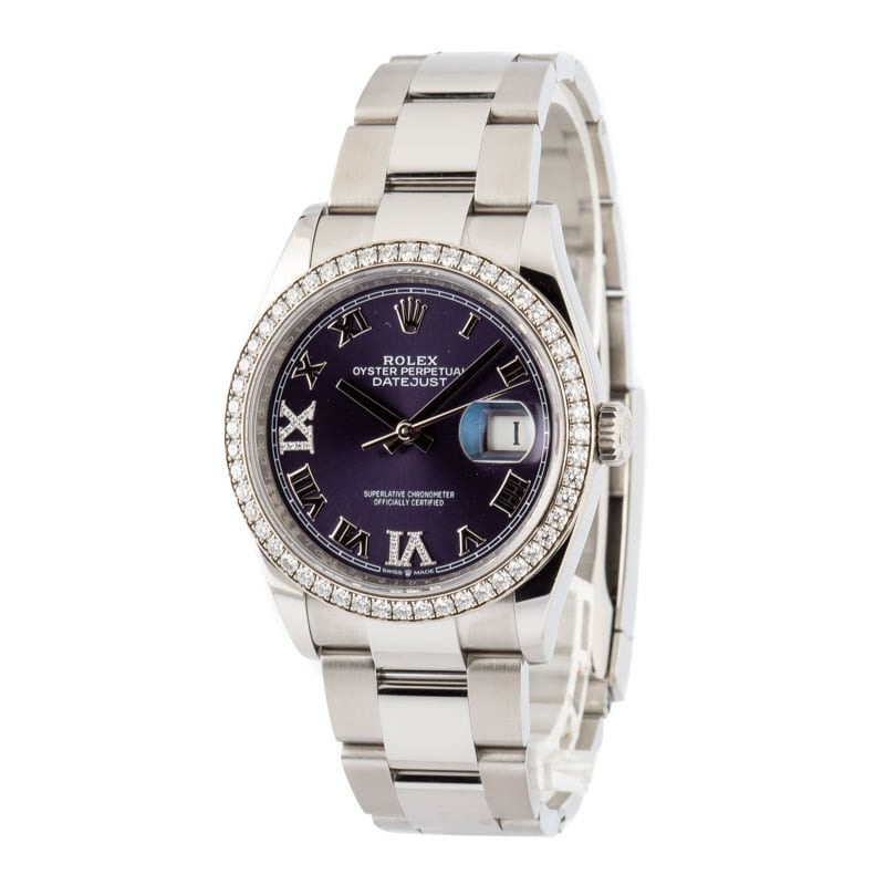 Rolex Datejust 126284 Purple Dial - 2