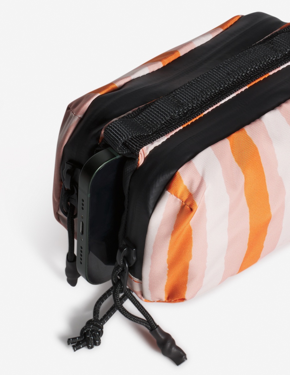 MAISON KITSUNE X TOPOLOGIE STRIPED MINI BOTTLE BAG - 4