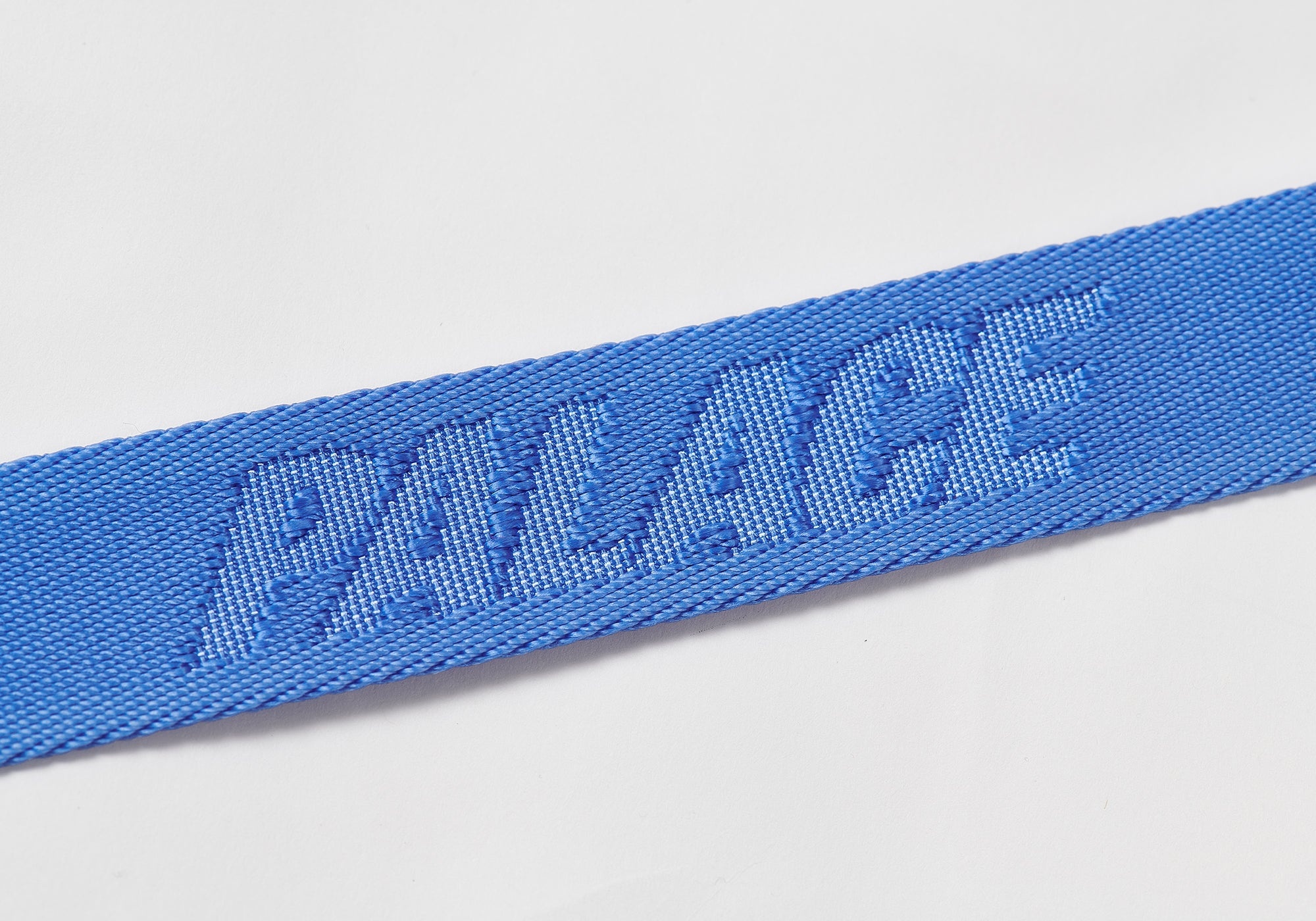 JACQUARD LOGO DOG COLLAR AND LEAD BLUE - 5