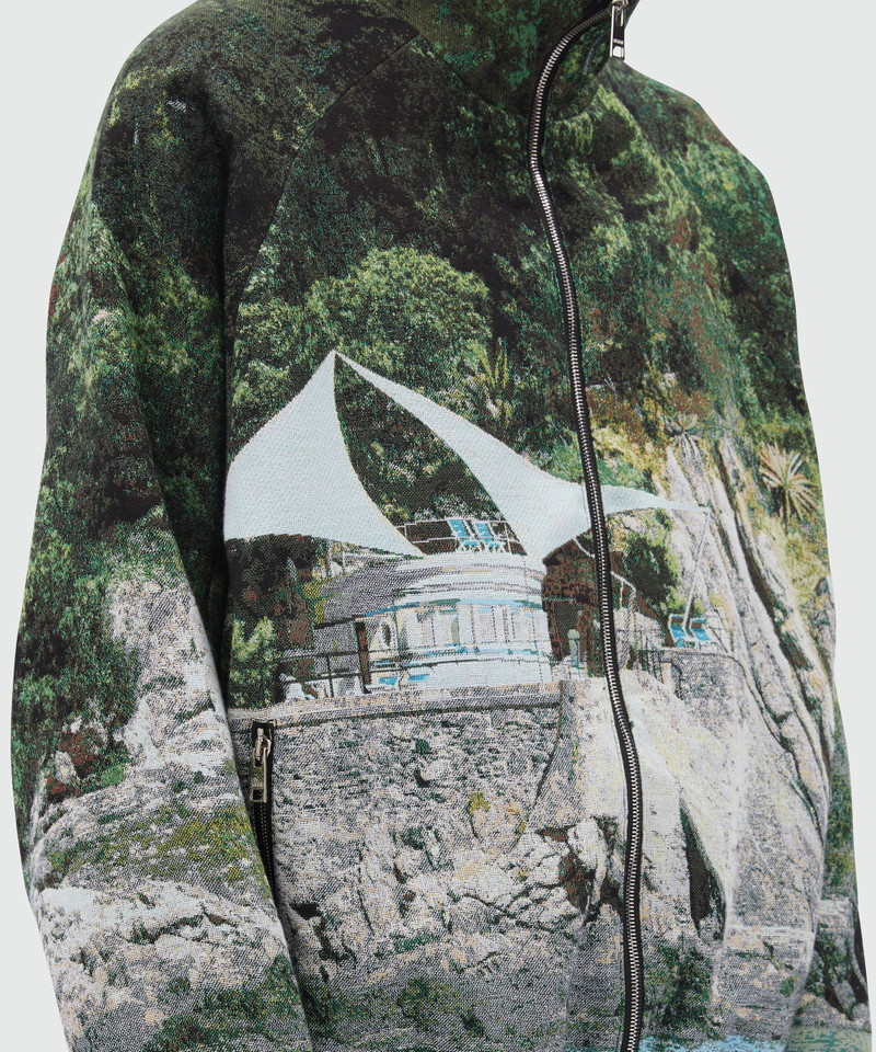 Jacquard jacket with "La Vedetta" MSGM graphics 5