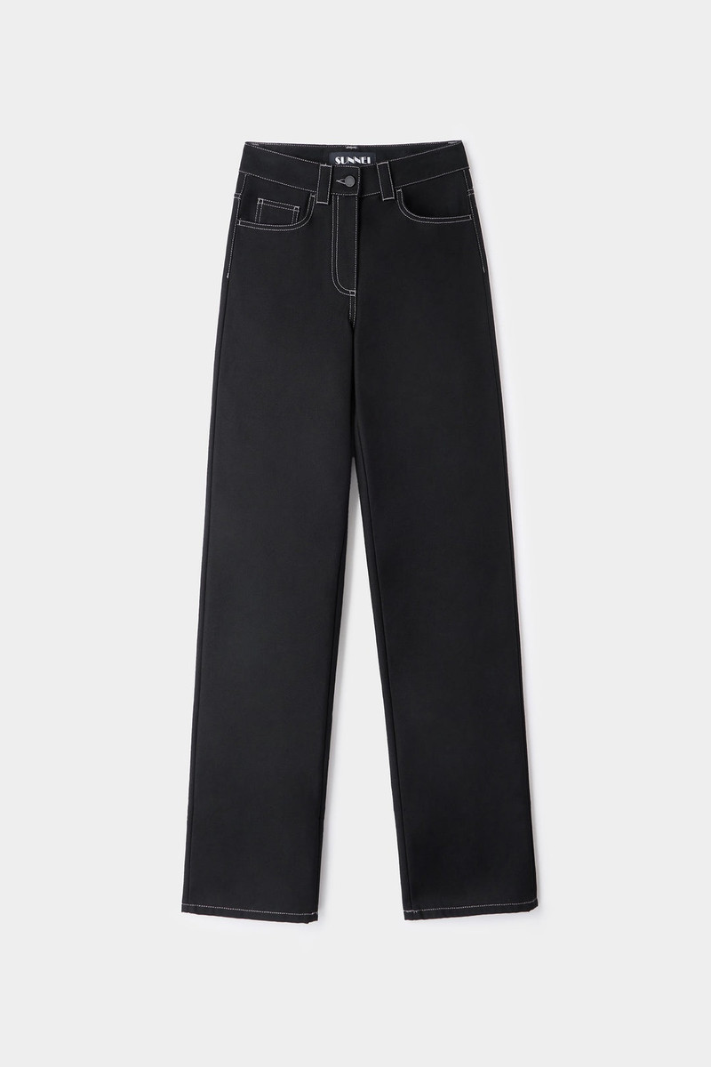 SUNNEI BELLIDENTRO PANTS / black stripes outlook