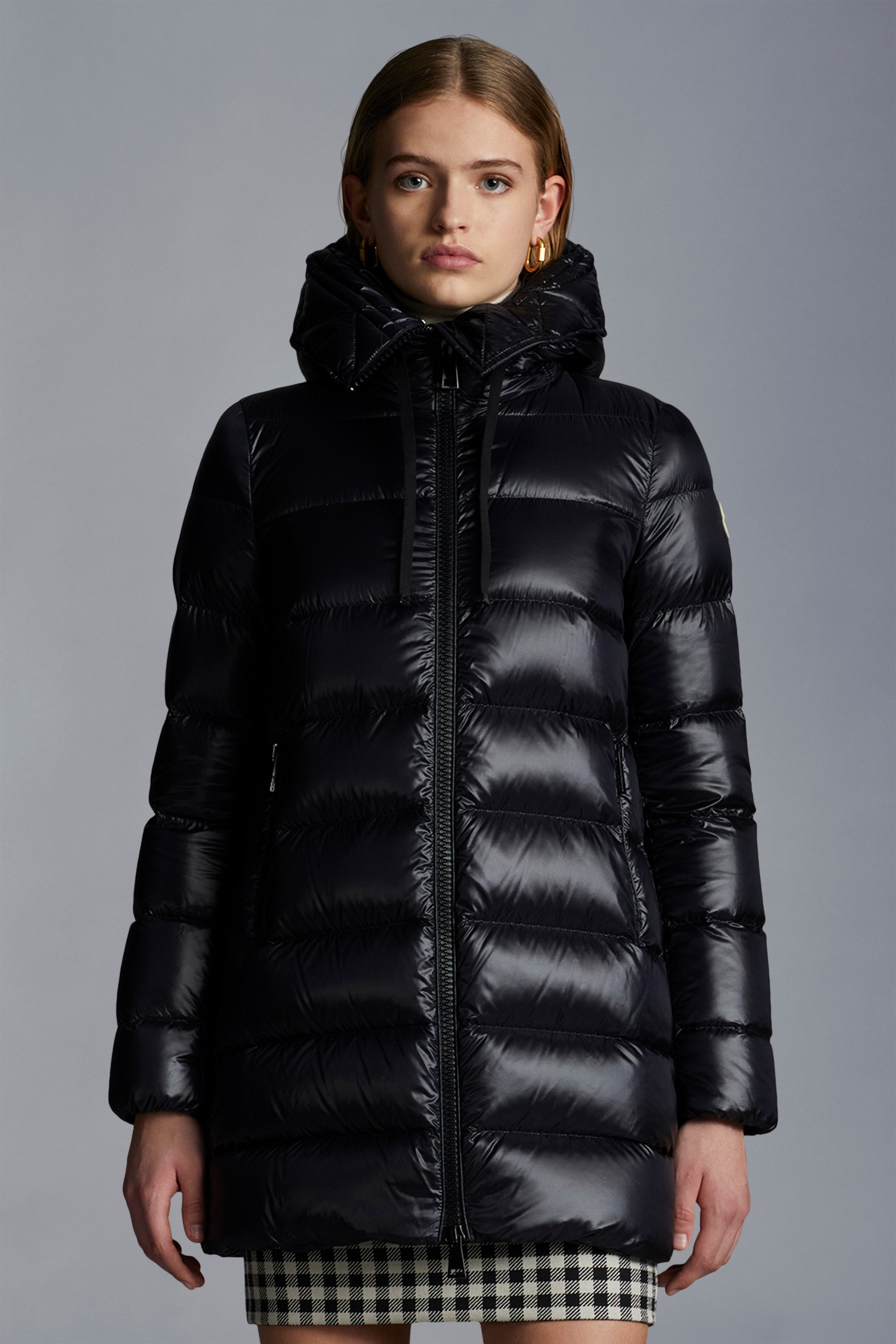 Moncler Suyen Long Down Jacket | REVERSIBLE