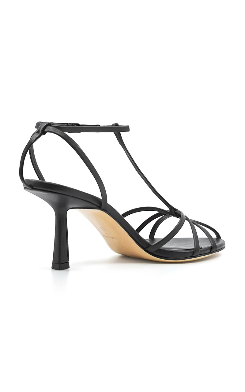 Studio Amelia Aviary Leather Sandals black outlook