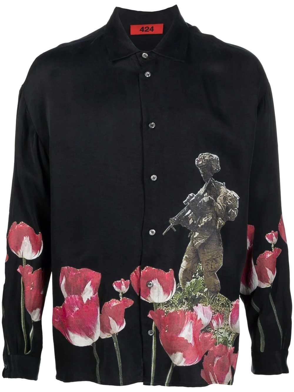 Apocalypse Poppy printed shirt - 1