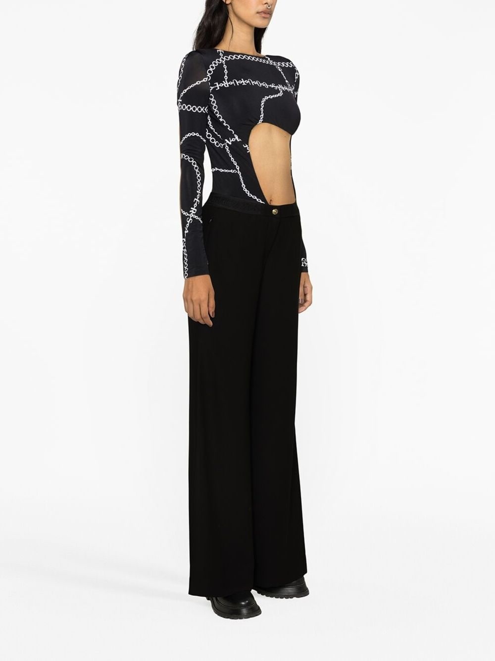 wide-leg trousers - 4