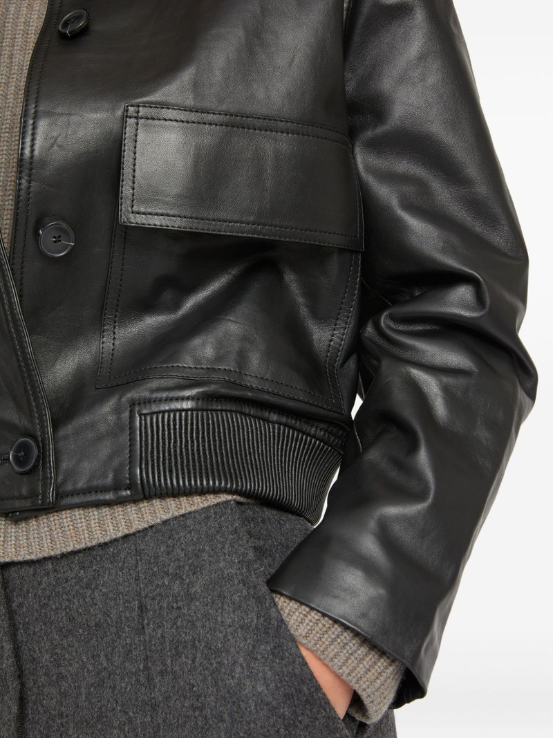 cropped leather jacket 5