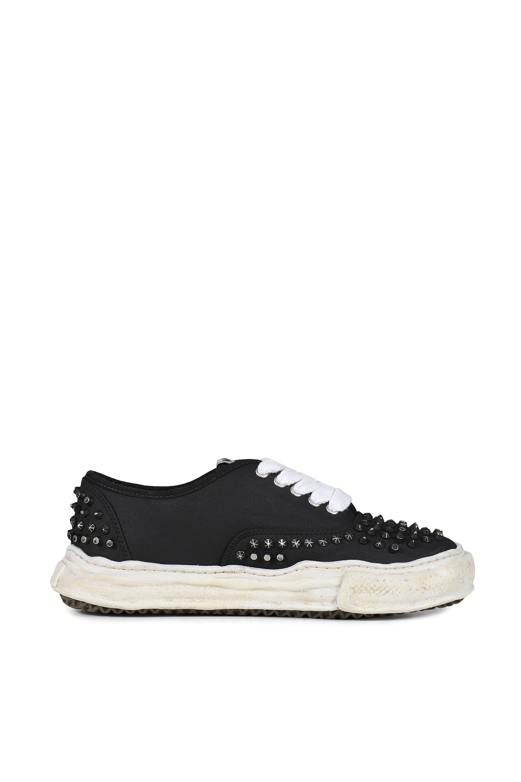 BAKER STUDDED CANVAS LOW / BLK - 2