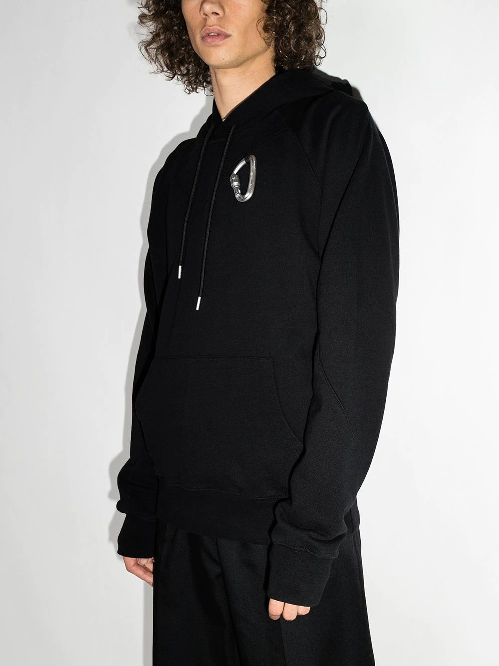 Carabiner cotton hoodie - 2