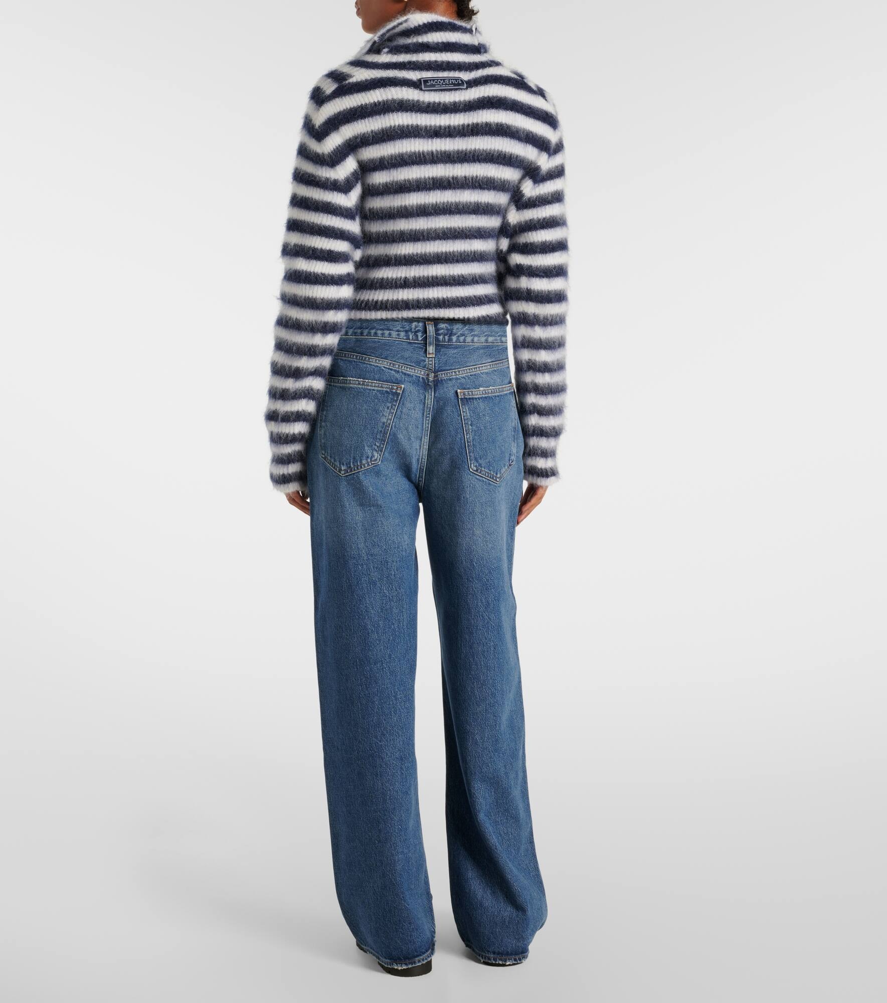 Low Slung Baggy mid-rise wide-leg jeans - 3