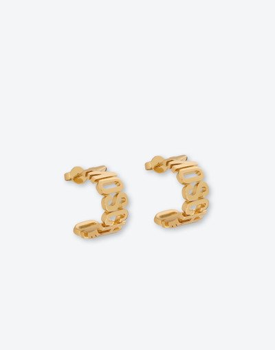 Moschino LETTERING LOGO SMALL EARRINGS outlook