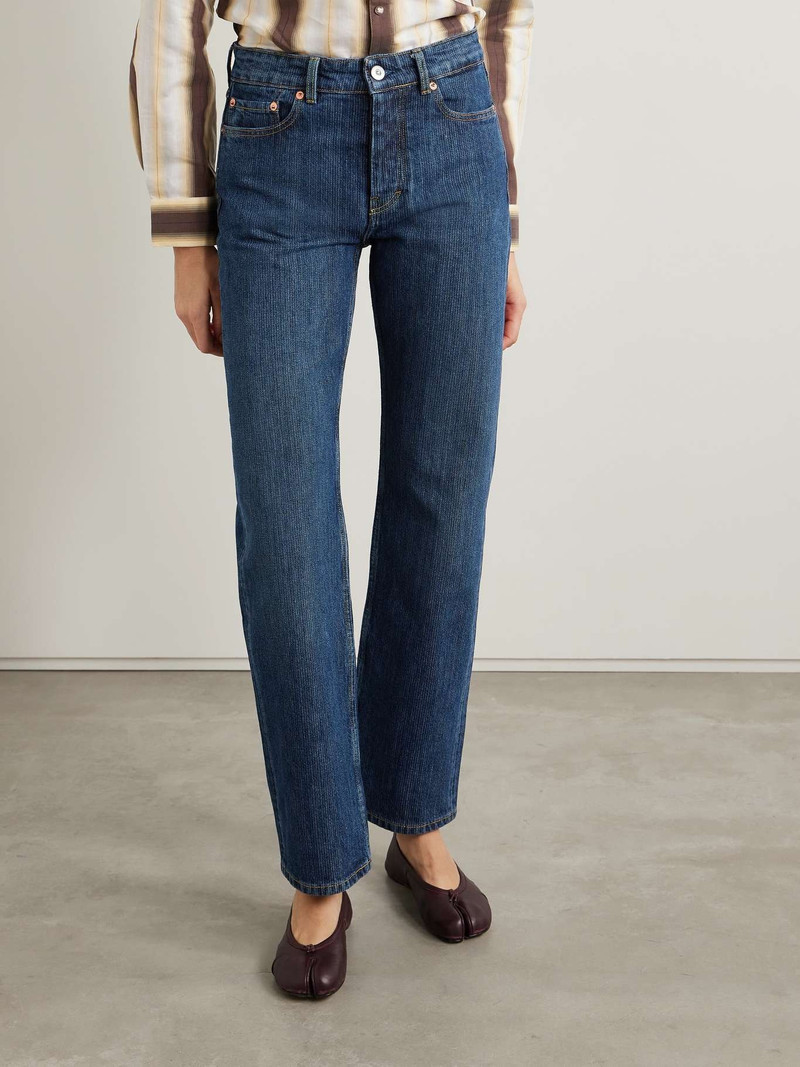Linear high-rise straight-leg jeans 3