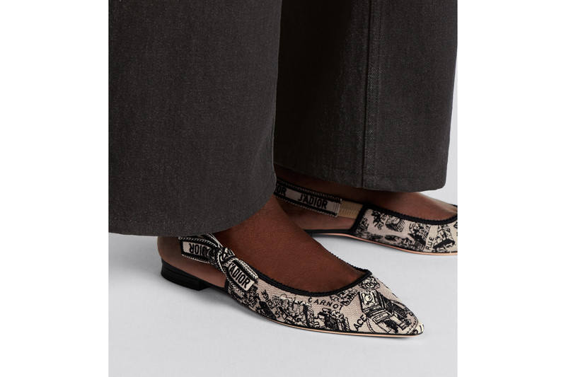 J'Adior Slingback Flat 3