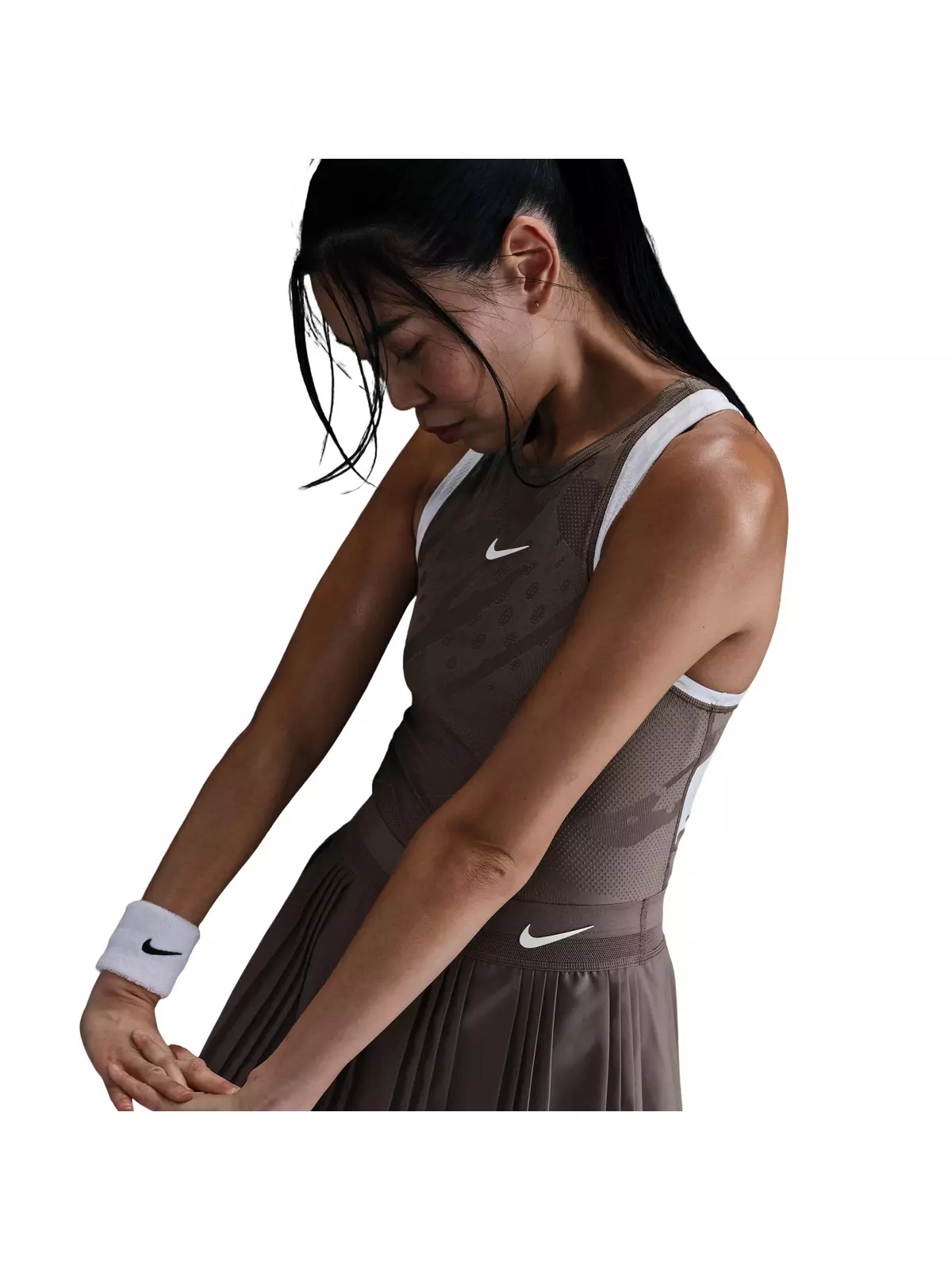 Women's Court Slam Dri-FIT Tennis Tank Top -Grey - 3